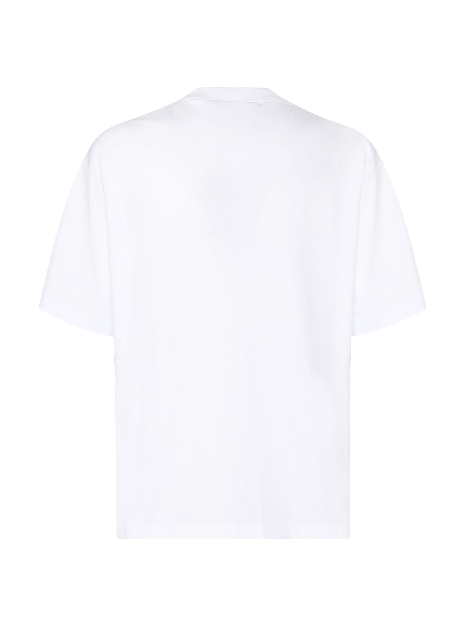 Shop John Richmond Logo T-shirt In Cotton In White