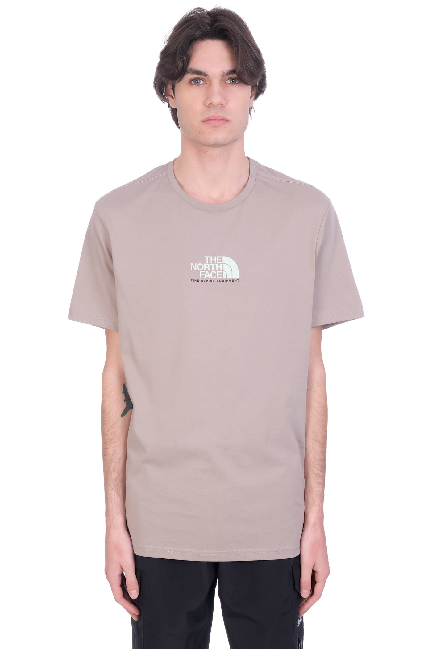 The North Face T-shirt In Grey Cotton