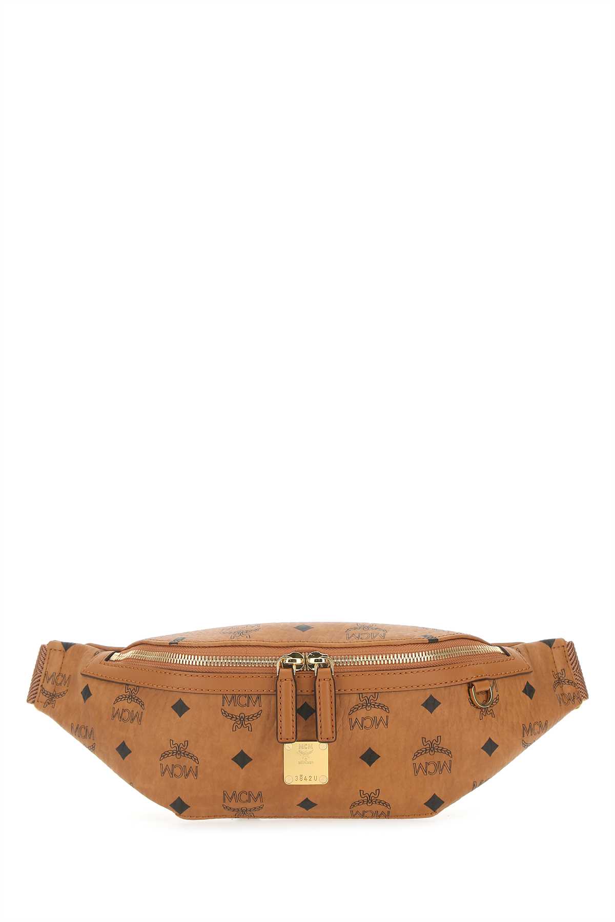 Mcm Printed Canvas Small Fursten Belt Bag In Co