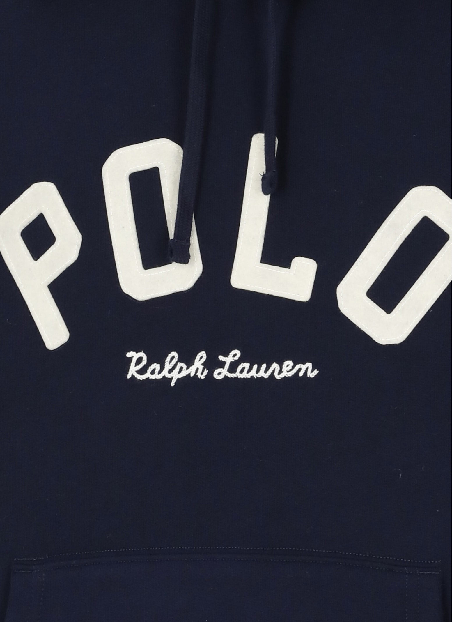 Shop Ralph Lauren Hoodie With Logo In Blue