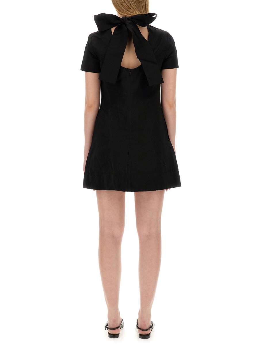 Shop Staud Mini Dress Ilana In Black