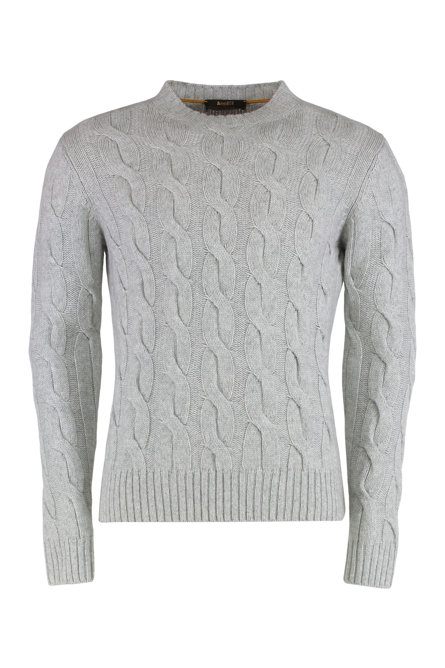Moorer Crew Neck Sweater In Cashmere