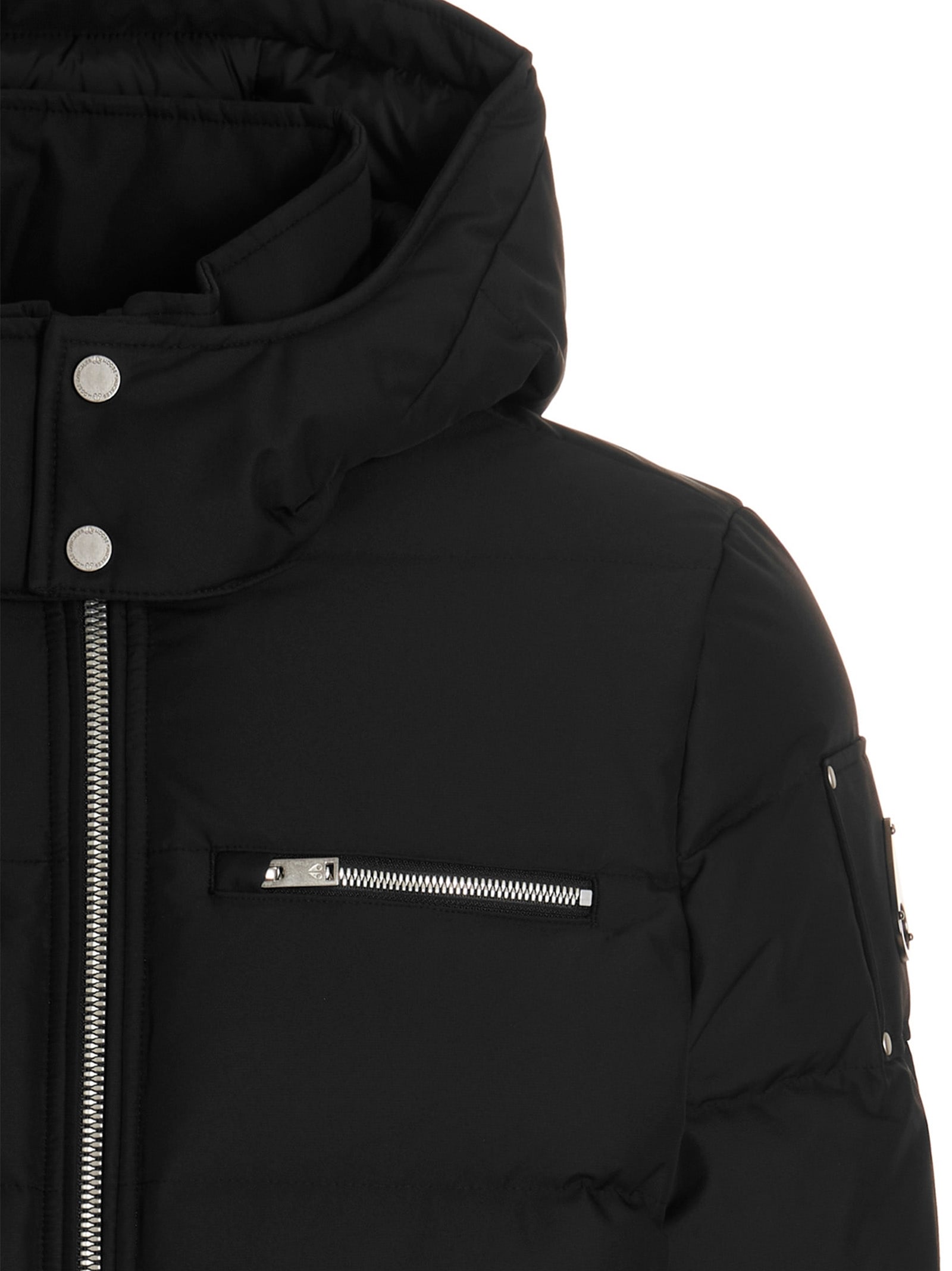 Moose Knuckles Cloud Down Jacket In Black