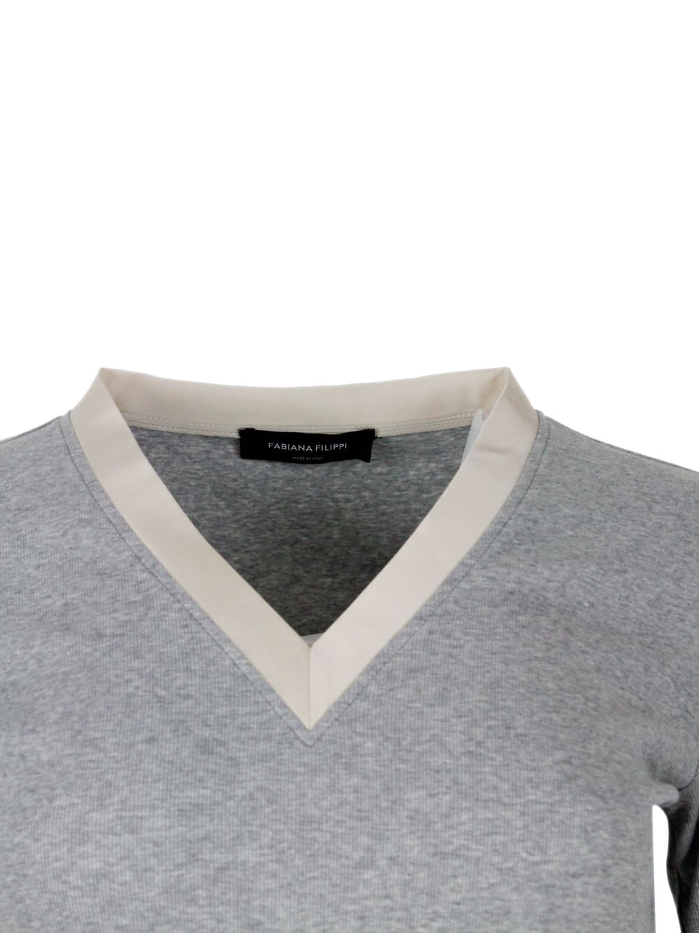 Fabiana Filippi T-shirt Grey In Grey
