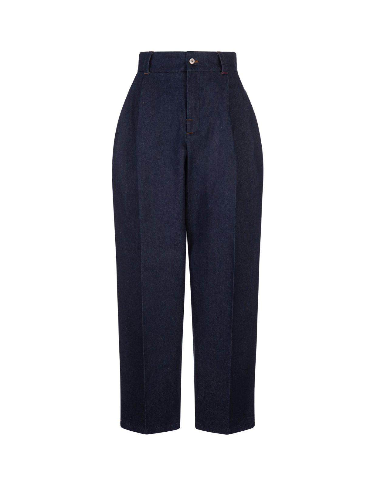 Shop Jacquemus Straight-leg Jeans In Blue