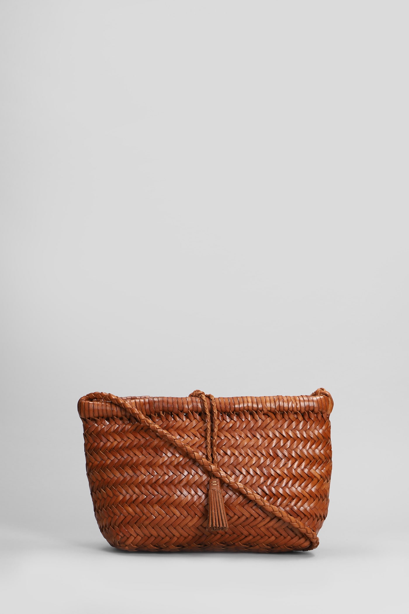 Minsu Mini Basket Hand Bag In Leather Color Leather