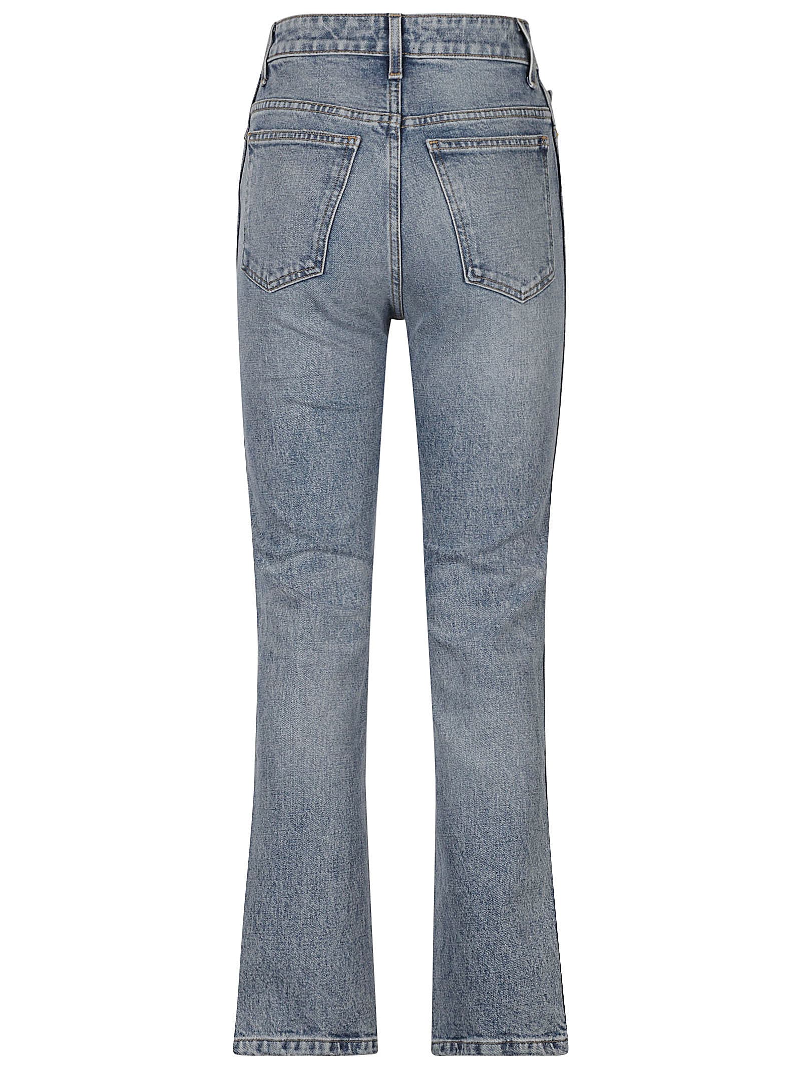 Shop Khaite Classic Fitted Jeans In Blue