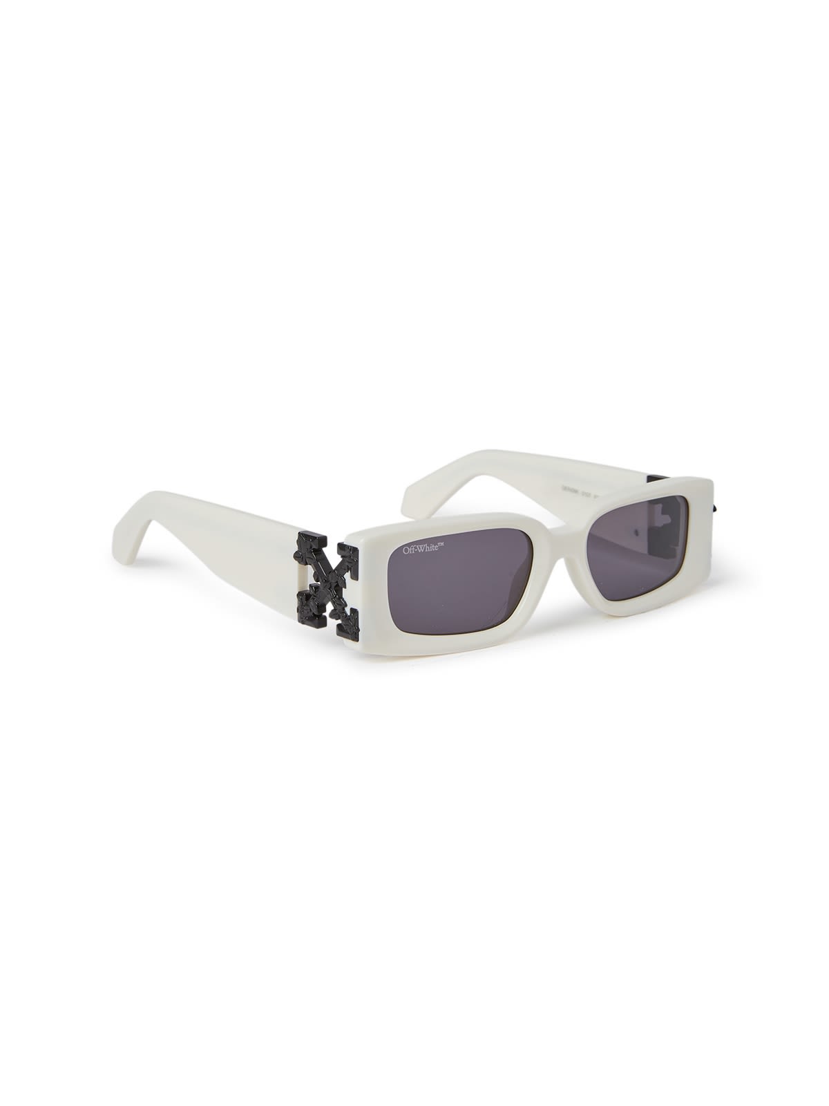 Shop Off-white Oeri098 Roma Sunglasses In White
