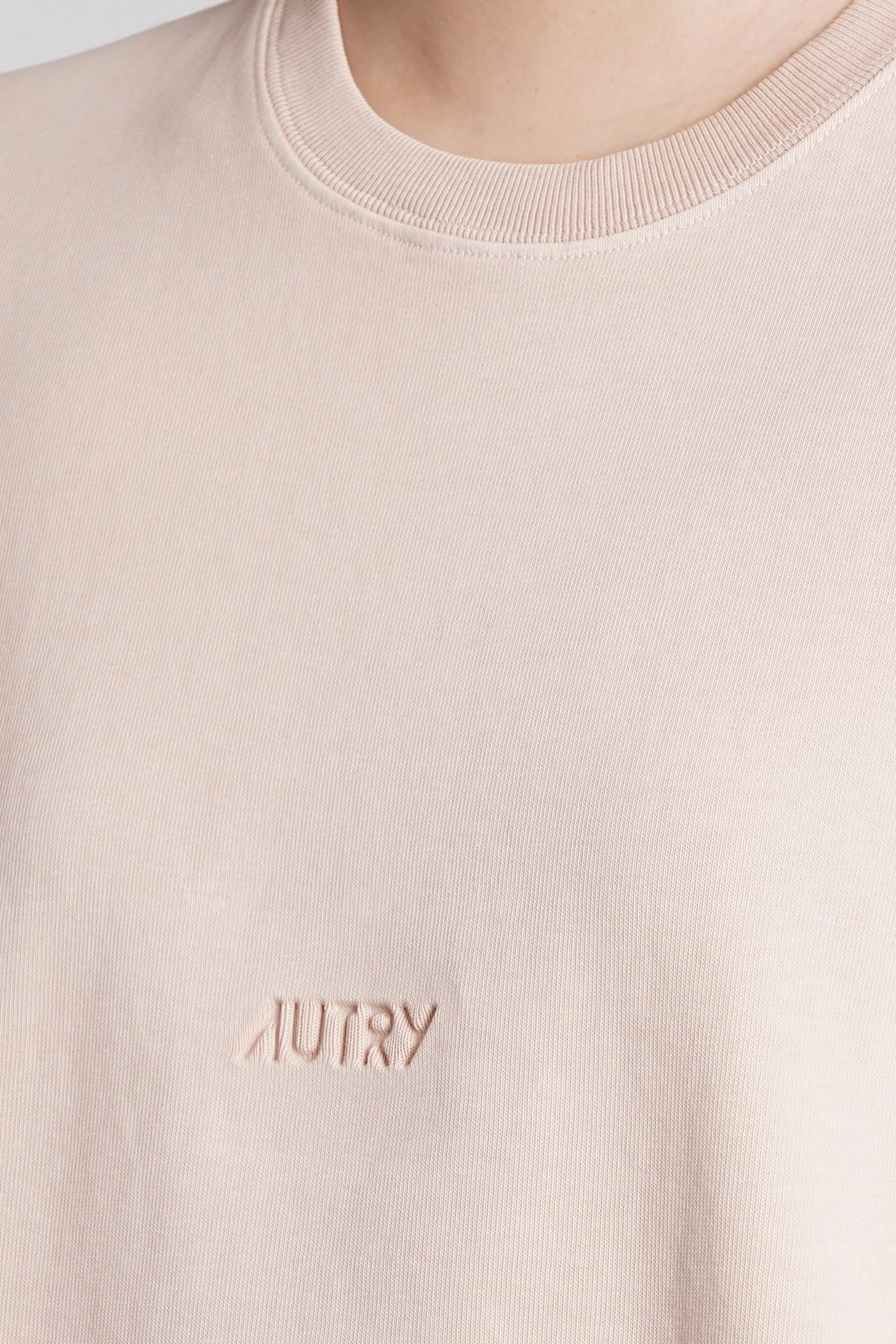 Shop Autry T-shirt In Rose-pink Cotton