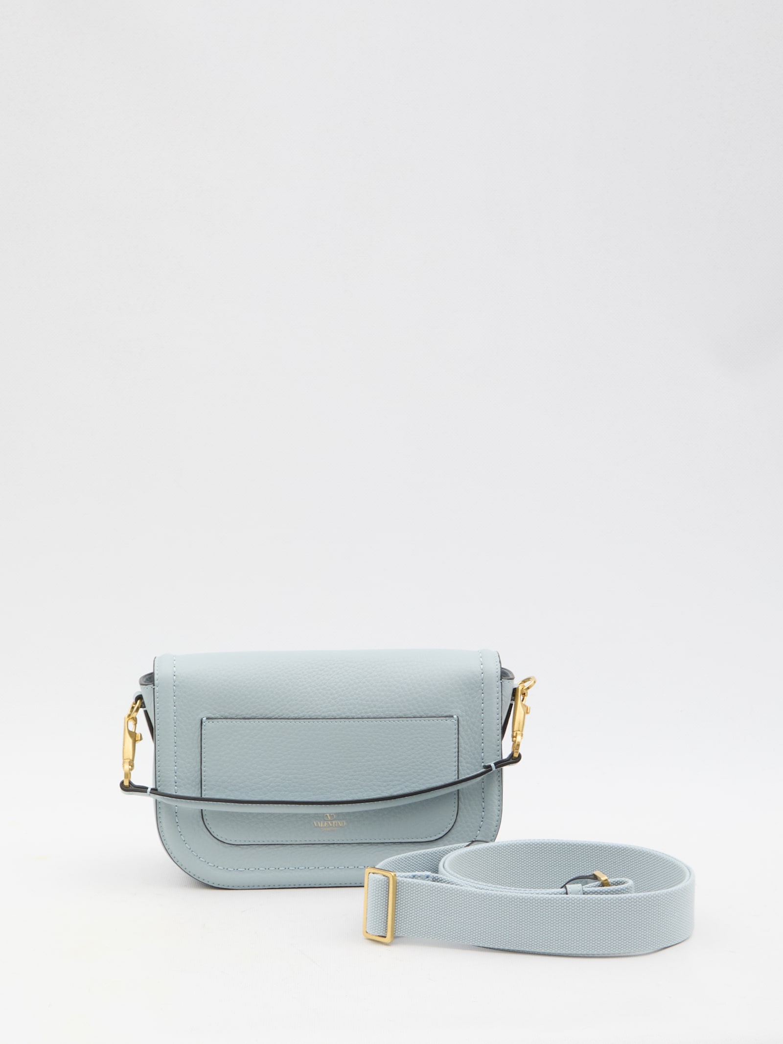 Shop Valentino Alltime Shoulder Ba In Light Blue