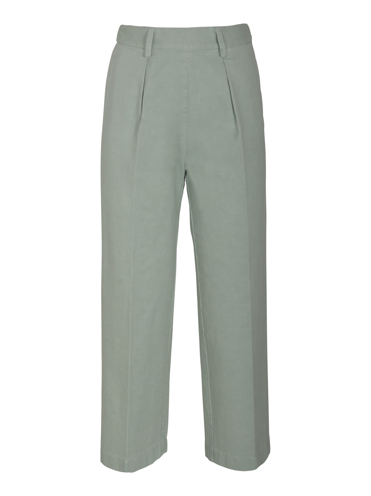 Forte Forte Low Crotch Trousers In Ice Lime