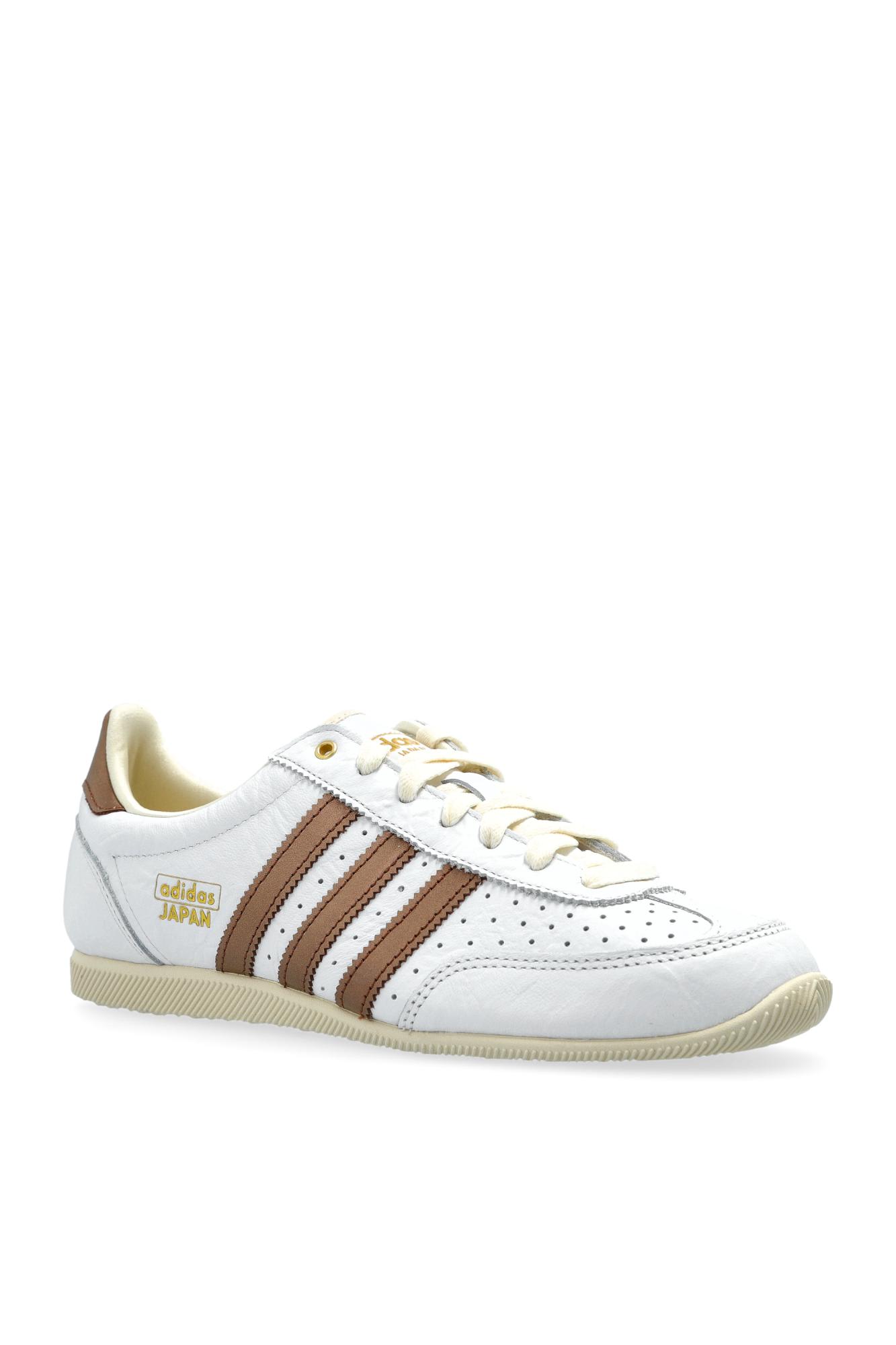 Adidas Originals Womens White Preloved Brown Cre Japan Leather Low-top Trainers In Multi