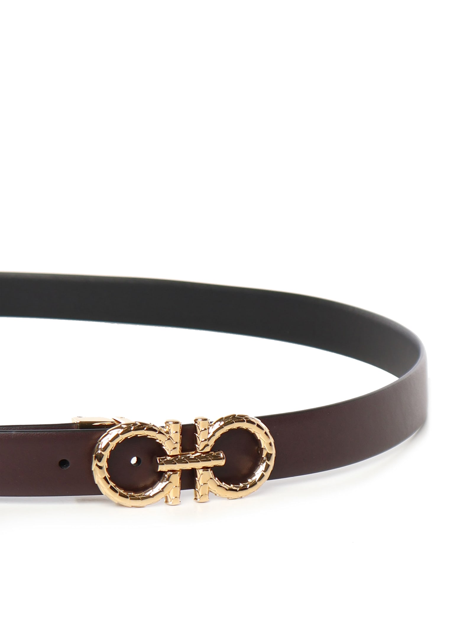 FERRAGAMO GANCINI ADJUSTABLE AND REVERSIBLE BELT
