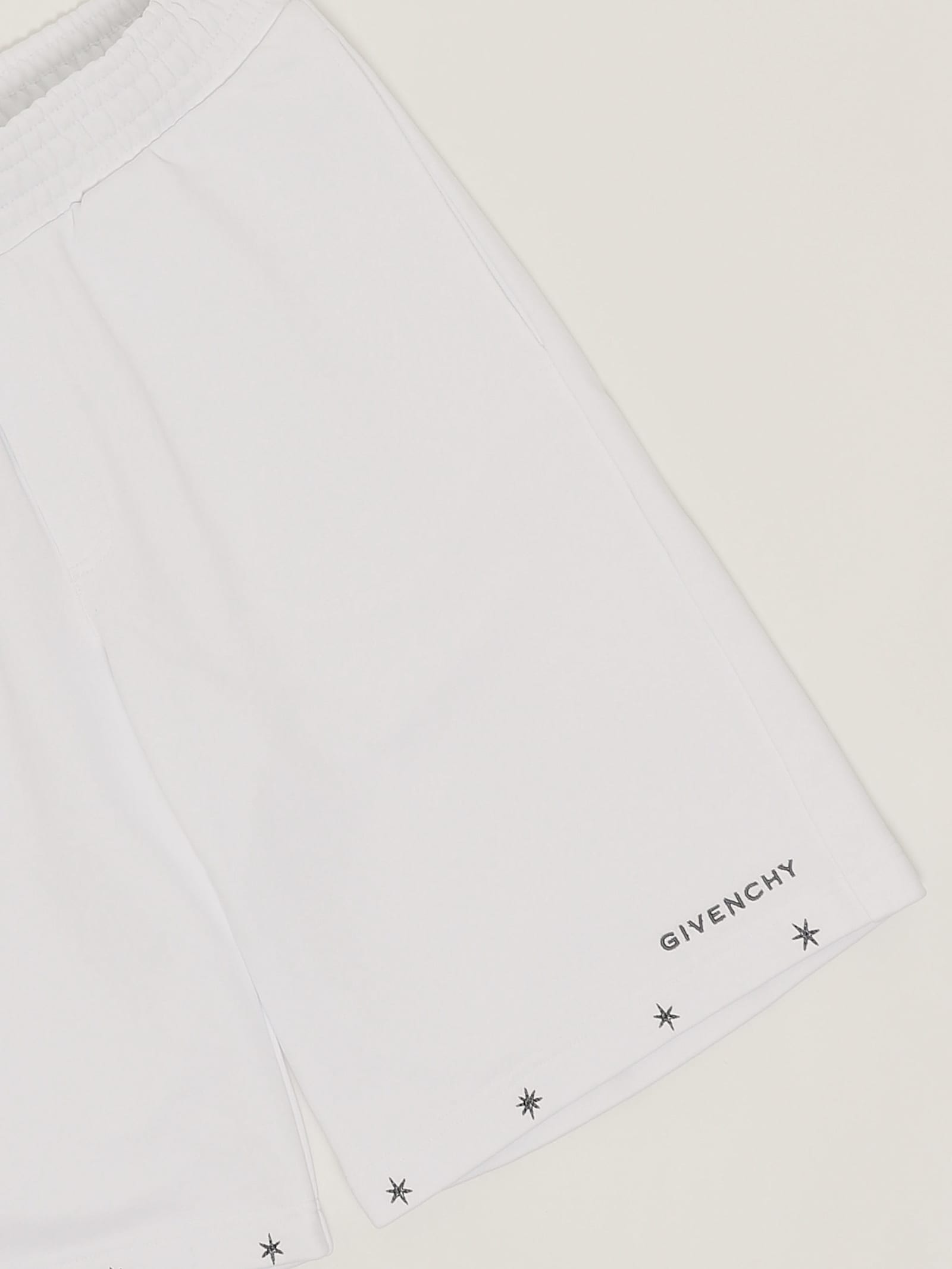 Givenchy Kids Shorts In Bianco