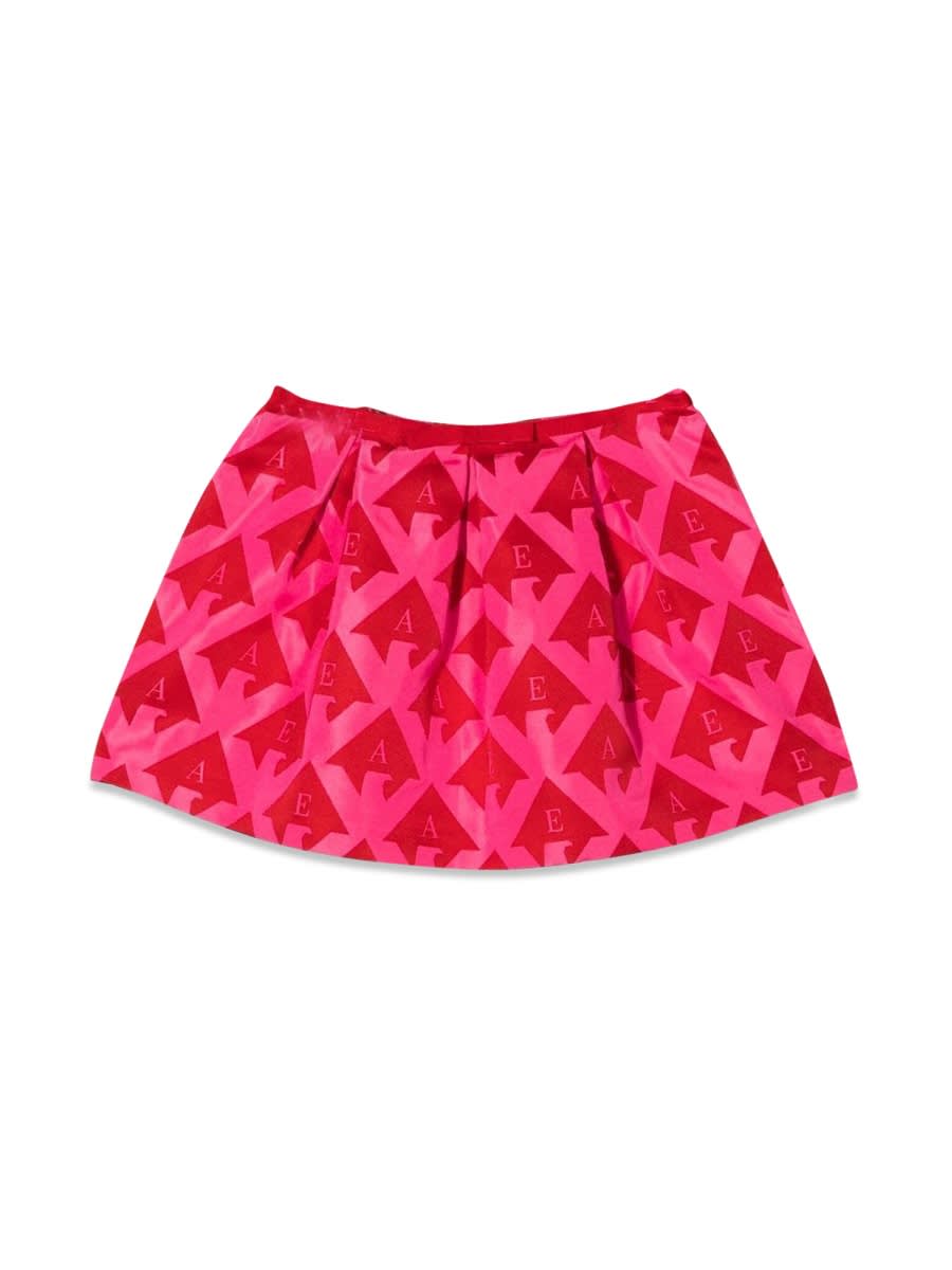 Shop Emporio Armani Skirt In Red