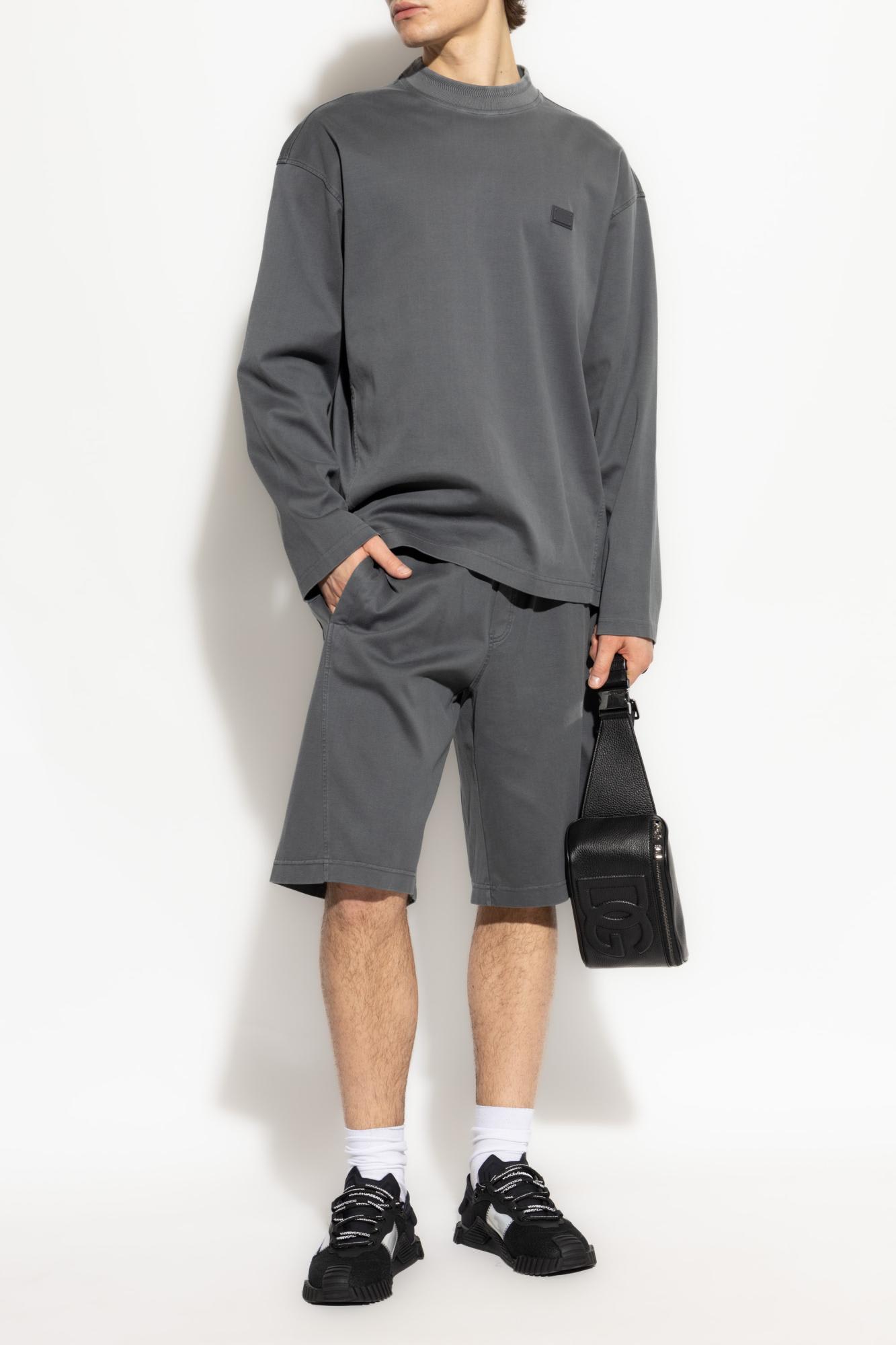 Dolce & Gabbana Shorts In Grigio Fumo