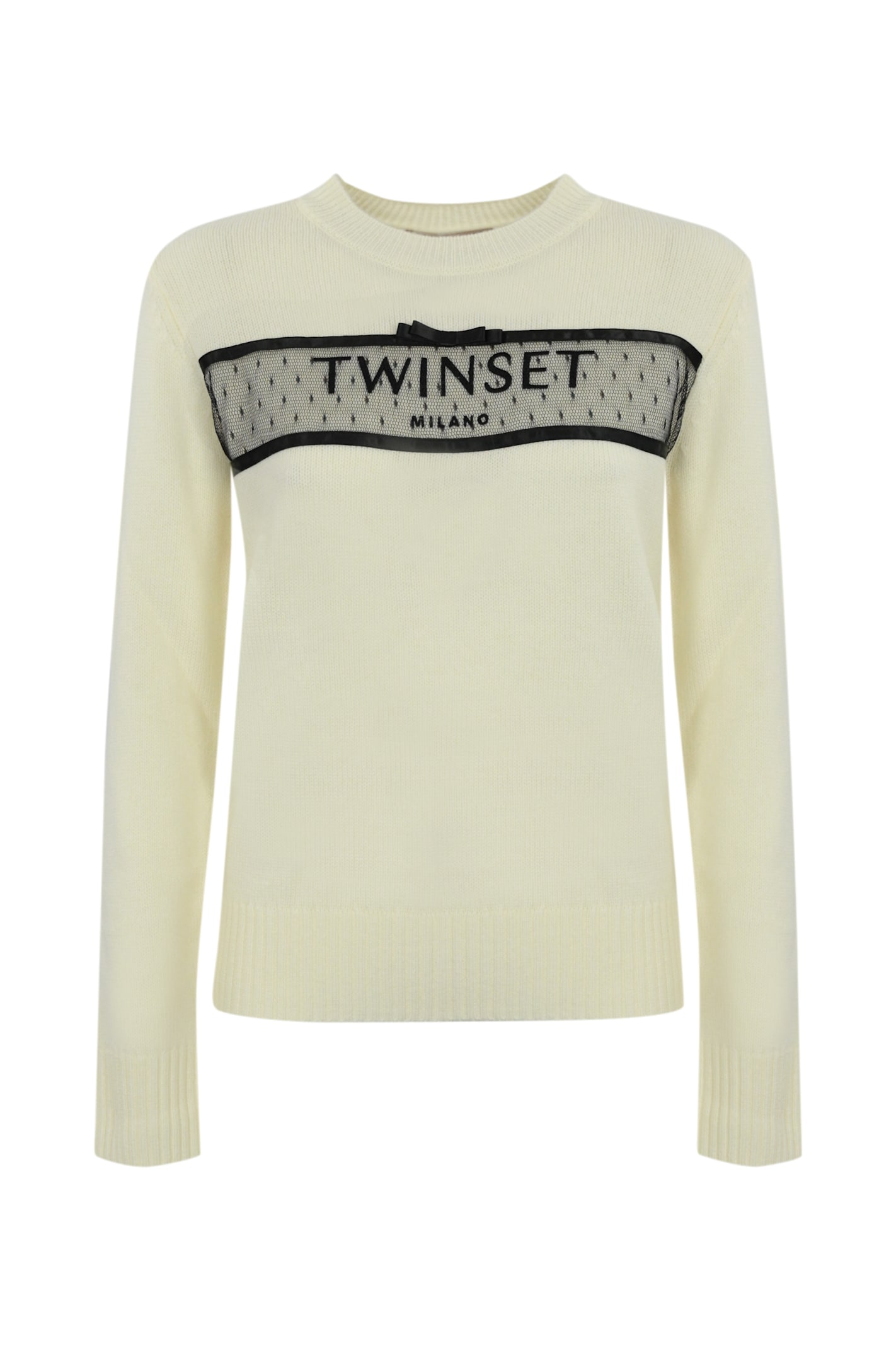 Wool And Cashmere Sweater With Embroidery