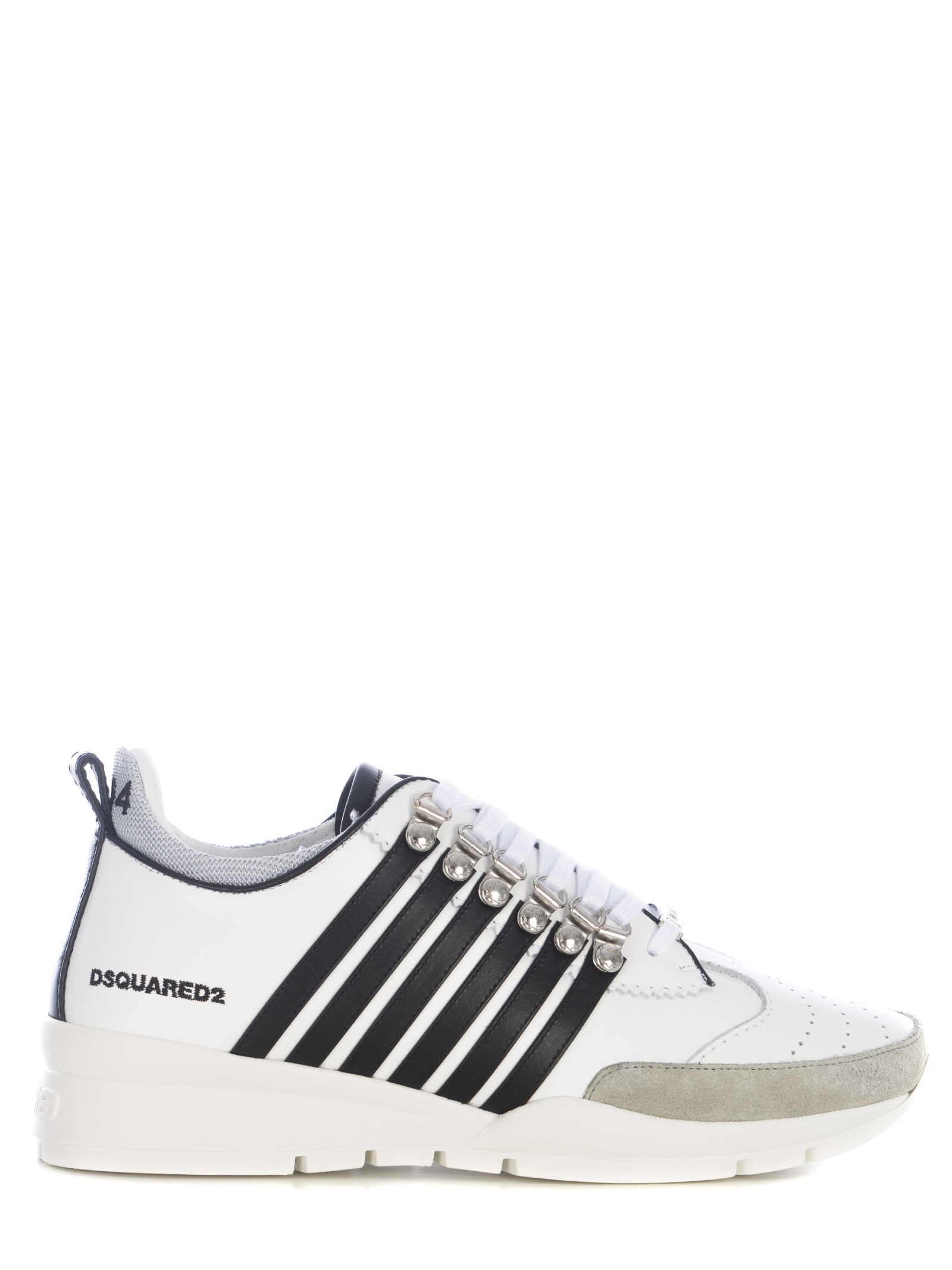 Dsquared2 Sneakers  Legendary Made Of Leather In White