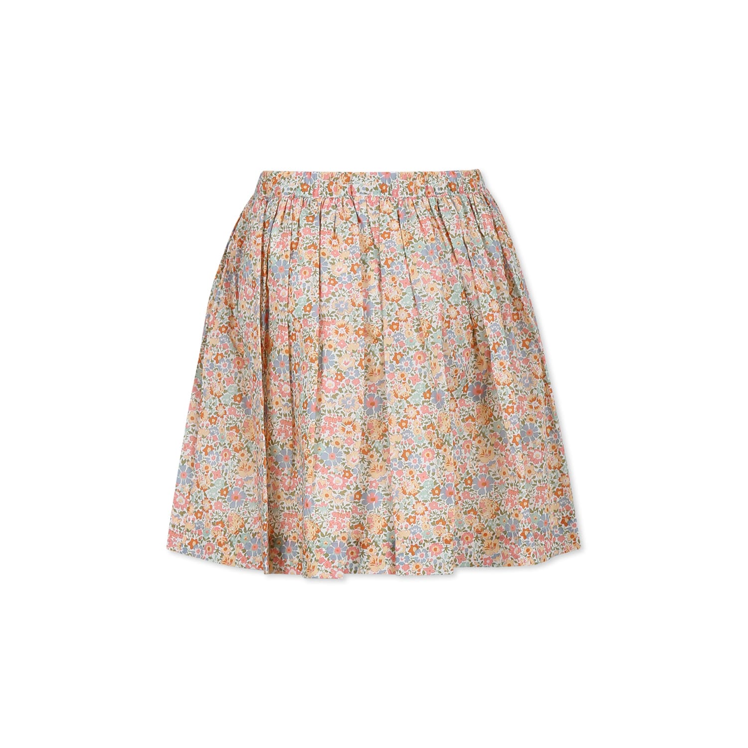 Bonpoint Multicolor Skirt For Girl With Floral Print In Multicolor