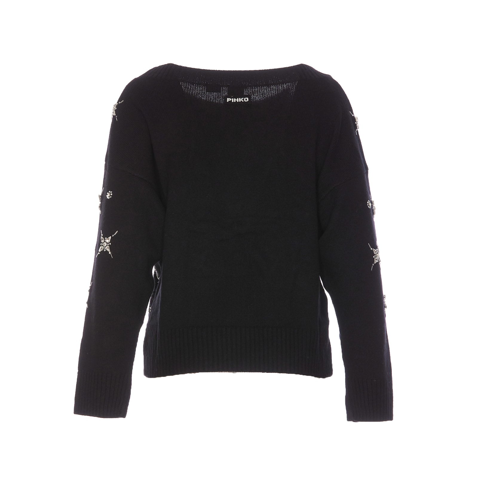 Shop Pinko Scottish Sweater In Black