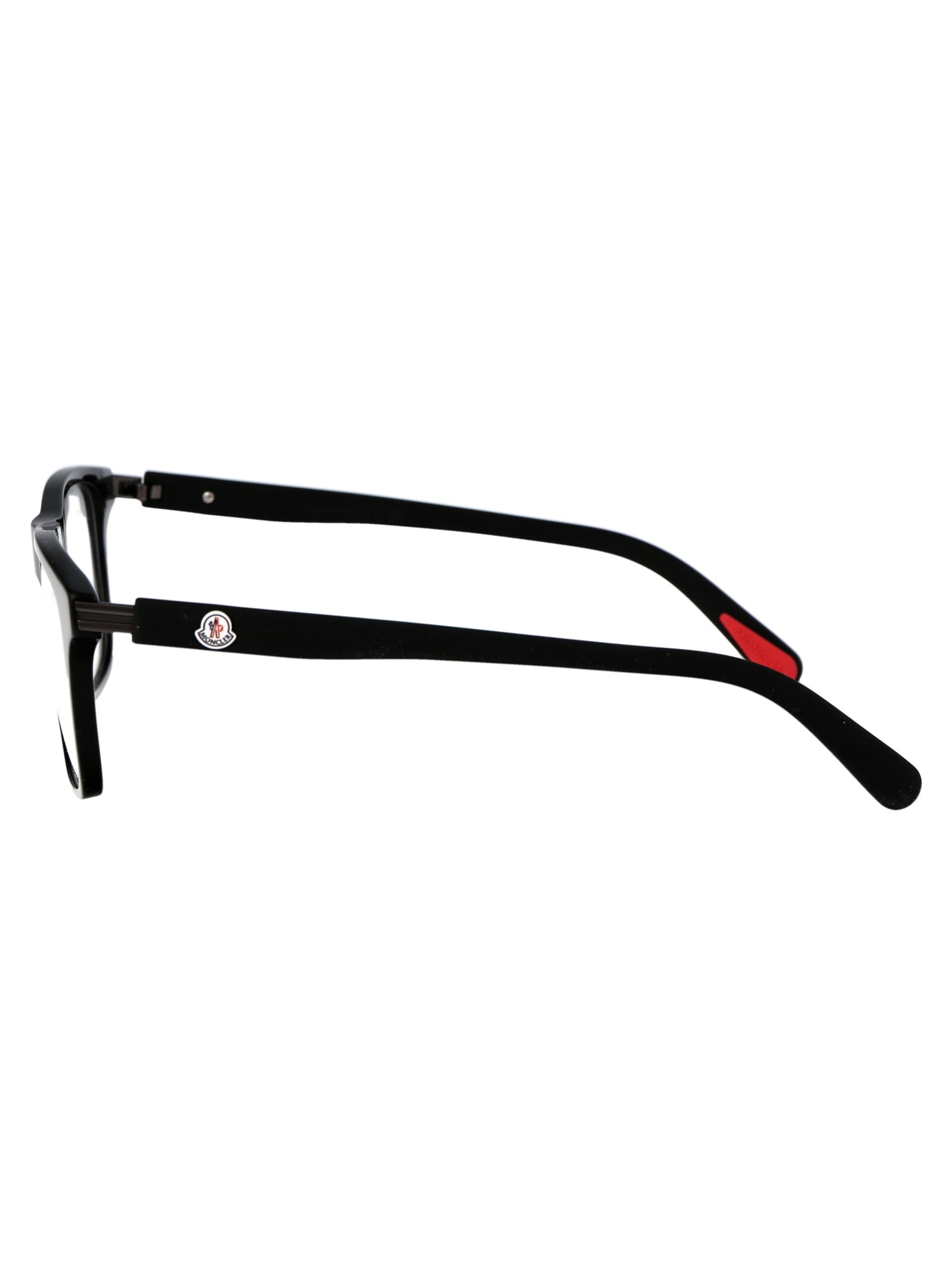 Shop Moncler Ml5161 Glasses In 001 Nero Lucido