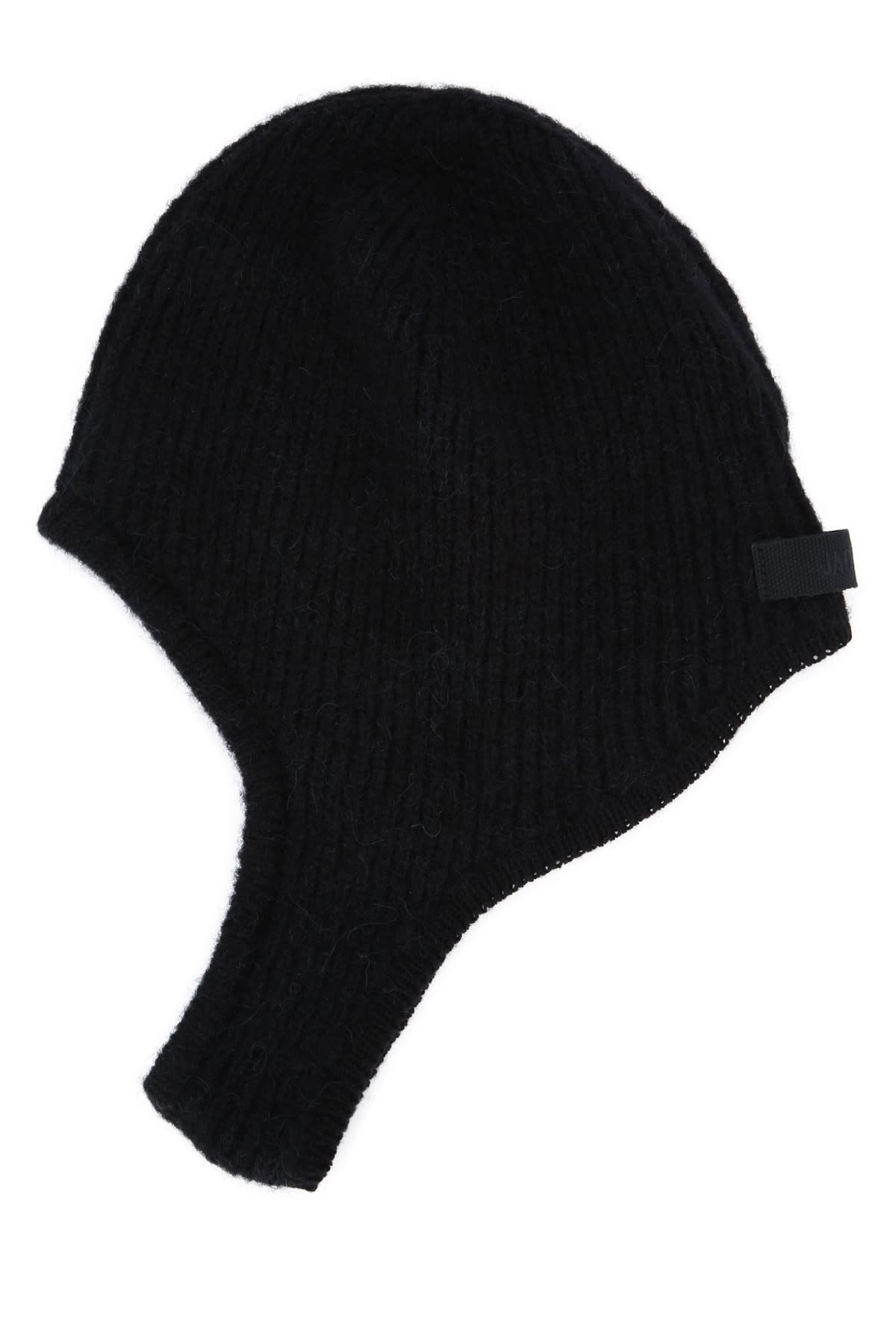 Jacquemus La Capuche Gros Grain Alpaca-blend Balaclava In Black
