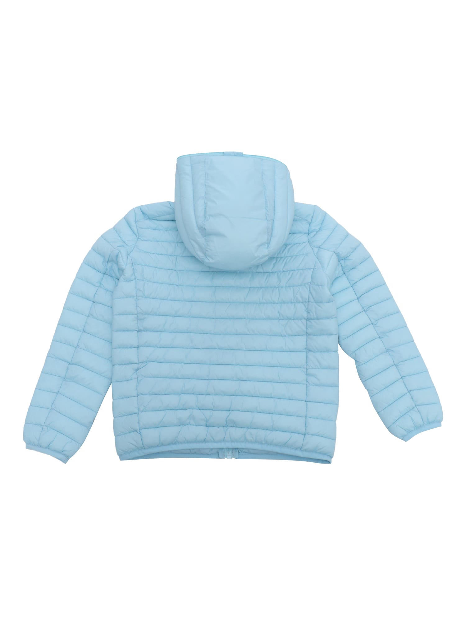 Shop Save The Duck Childs Hooded Down Jacket In Blue
