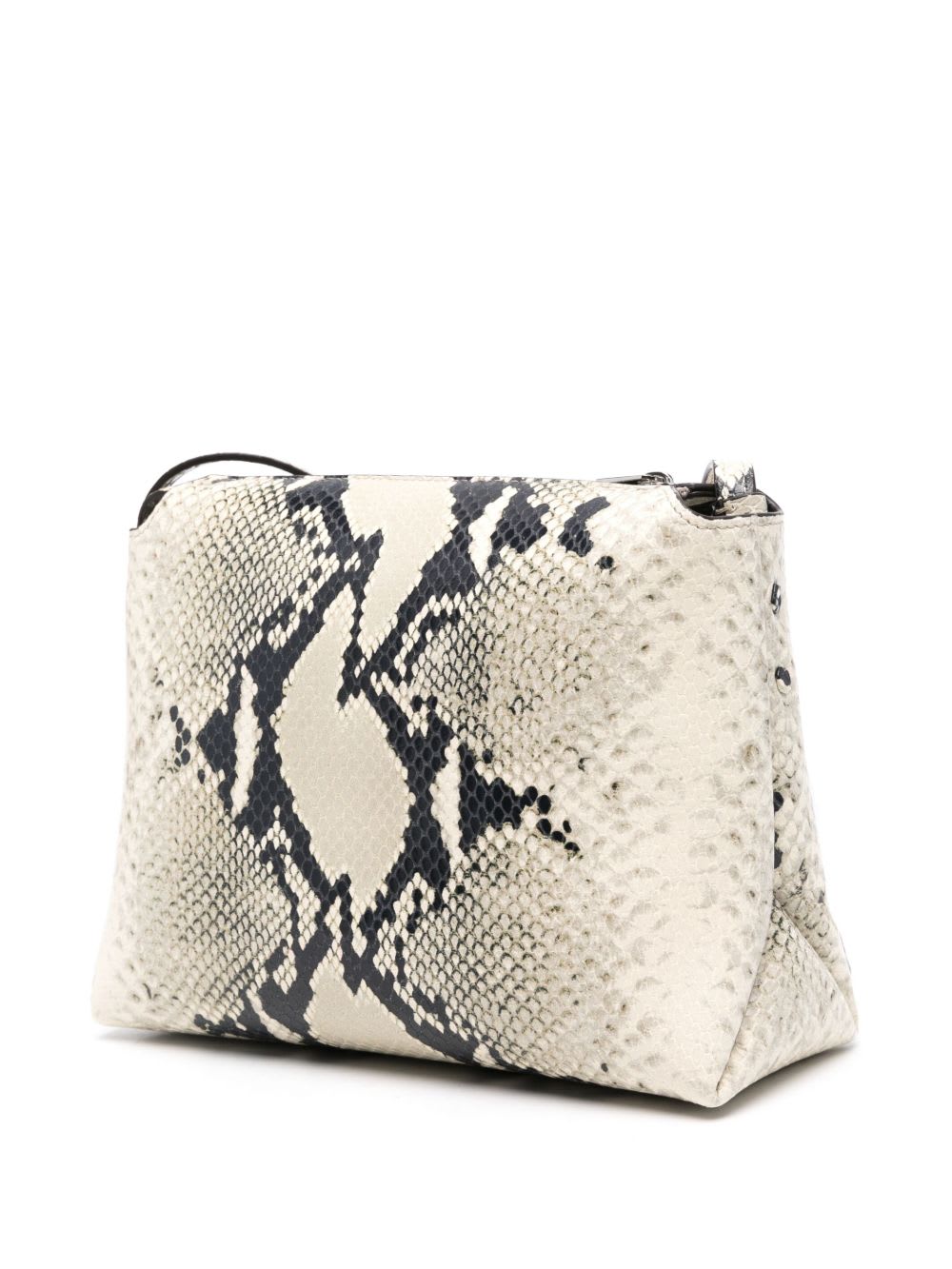 Khaite Lina Medium Leather Crossbody Bag In Animal Print