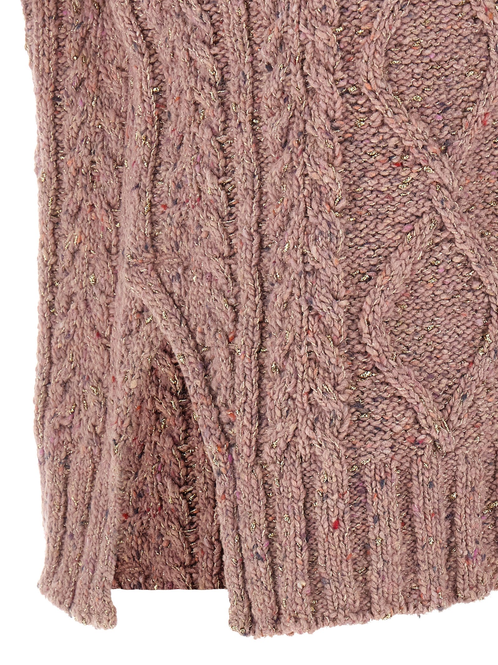 Twinset Turtleneck Sweater In Pink