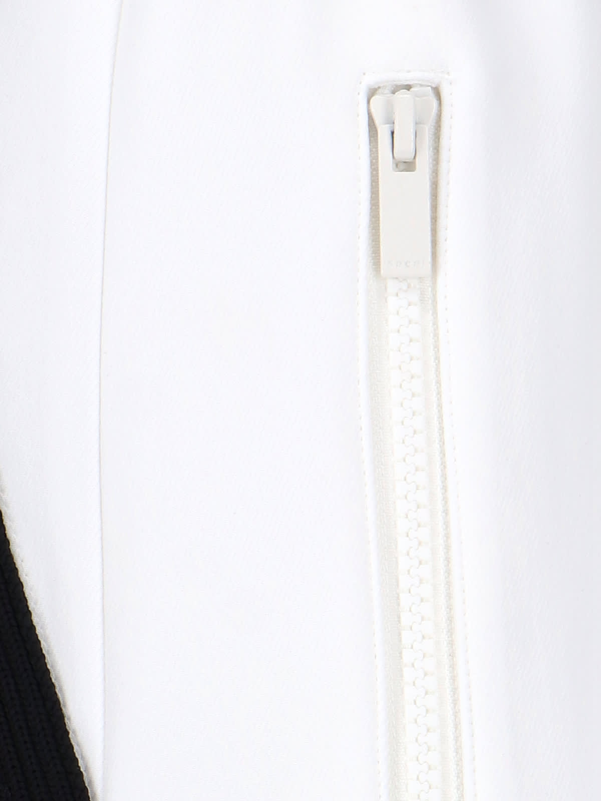 Shop Sacai Stripe Pants In White