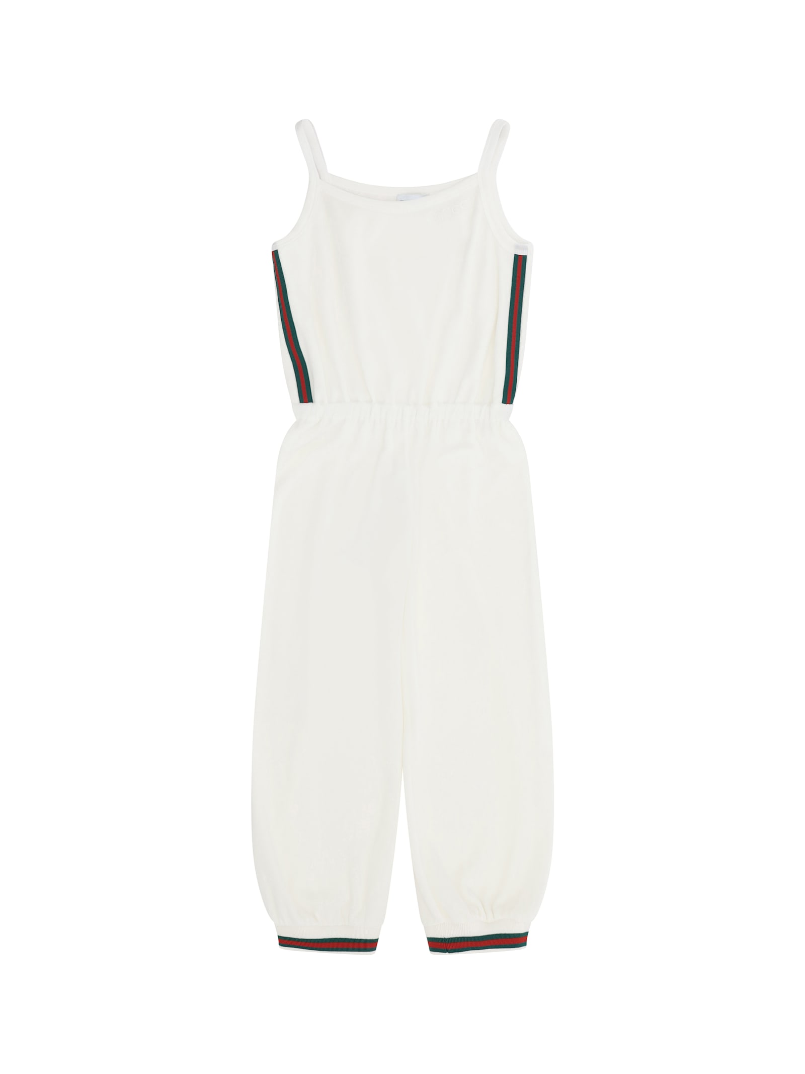 Gucci Terrycloth Overall In White/mix