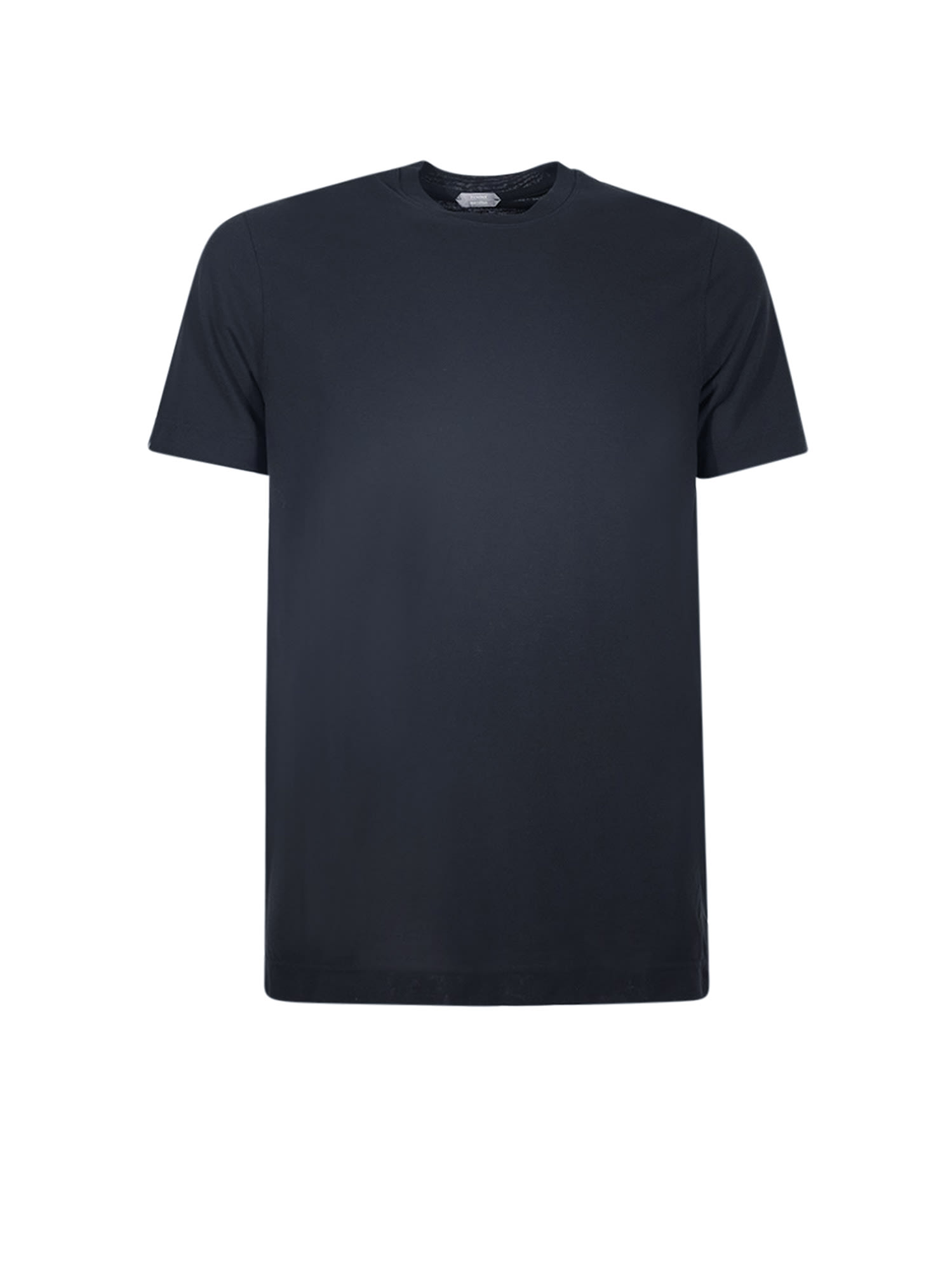 Shop Zanone T-shirt In Blue