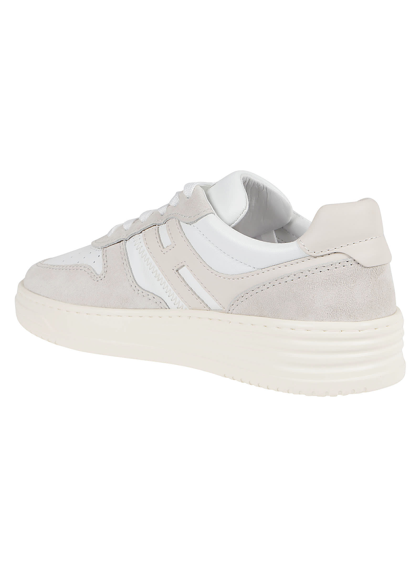 Shop Hogan H630 Sneakers In Bianco/bianco Marmo