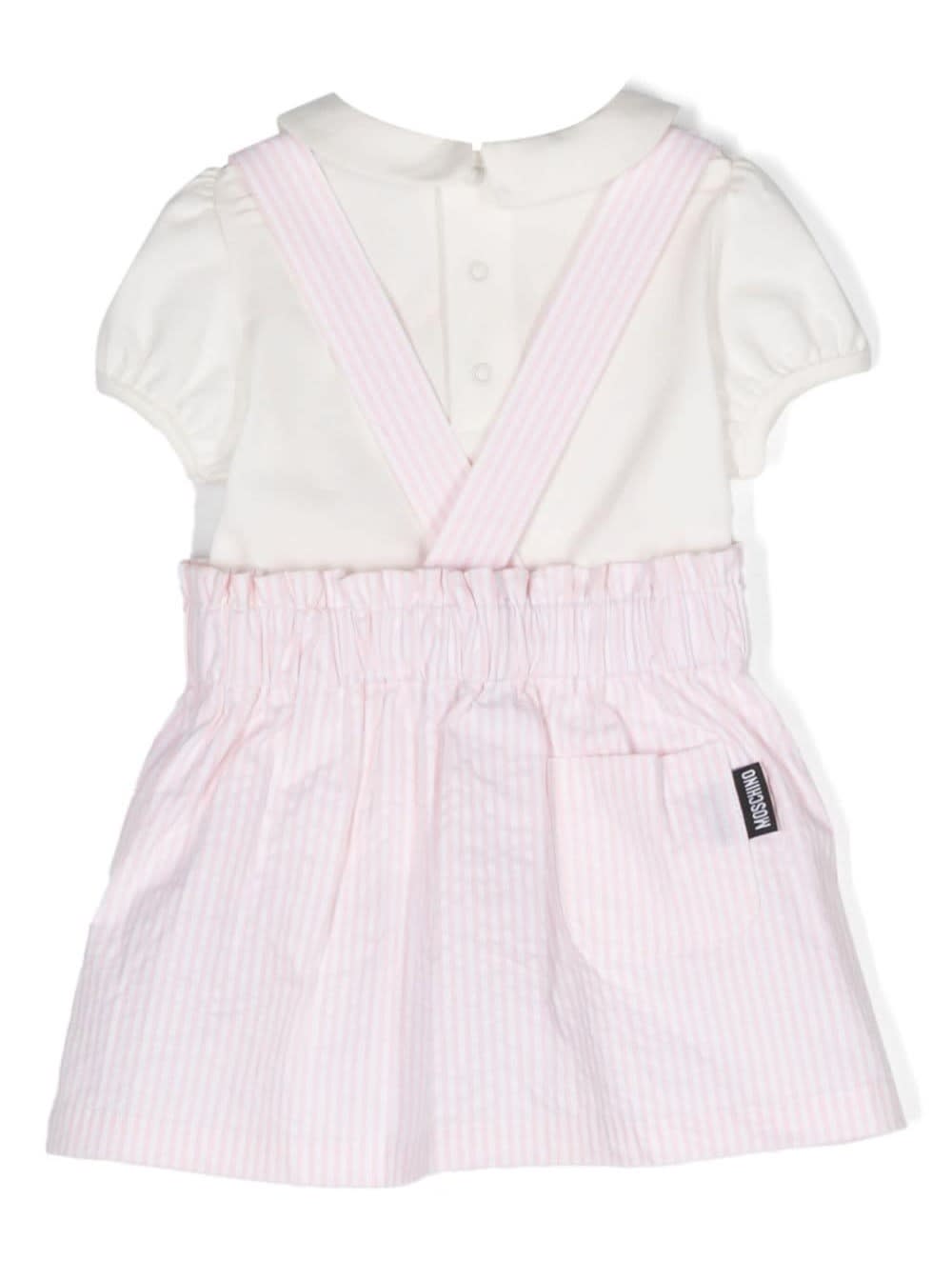 Shop Moschino T-shirt And Skirt Set In Pink