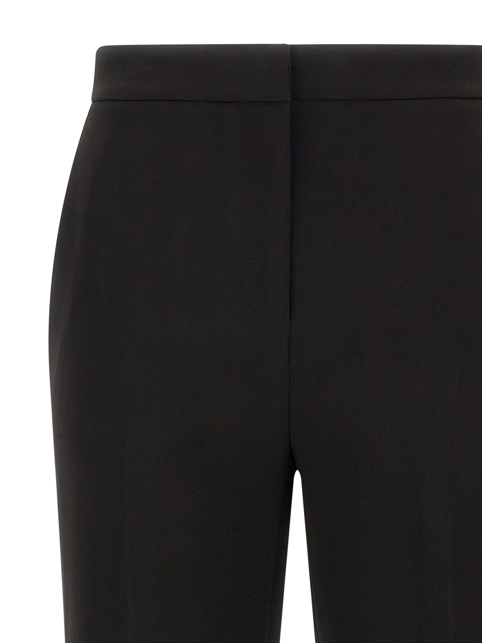 Twinset Flared Side-pocket Trousers In Black