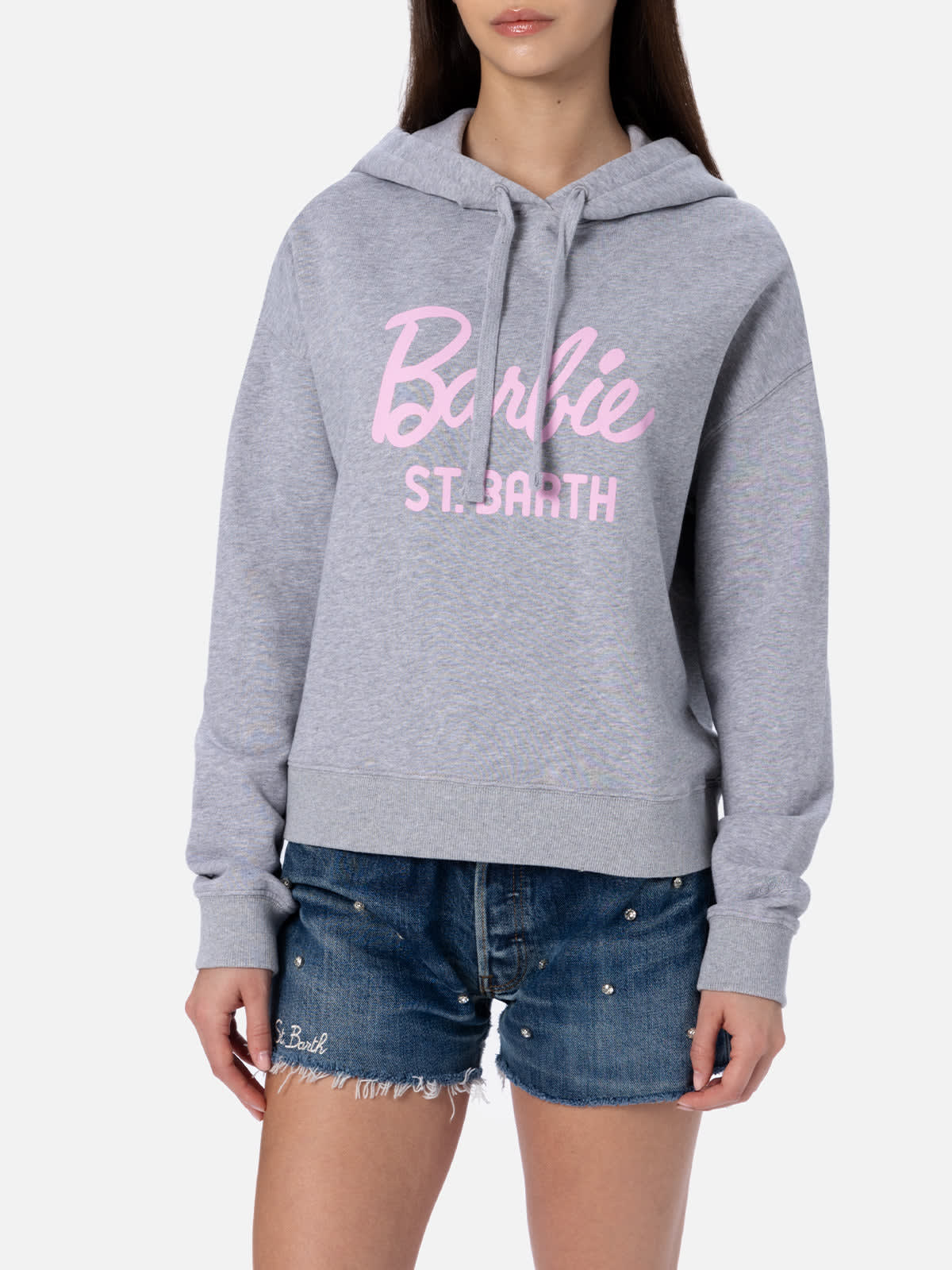 Mc2 Saint Barth Sweatshirt Woman Color Grey In Grey
