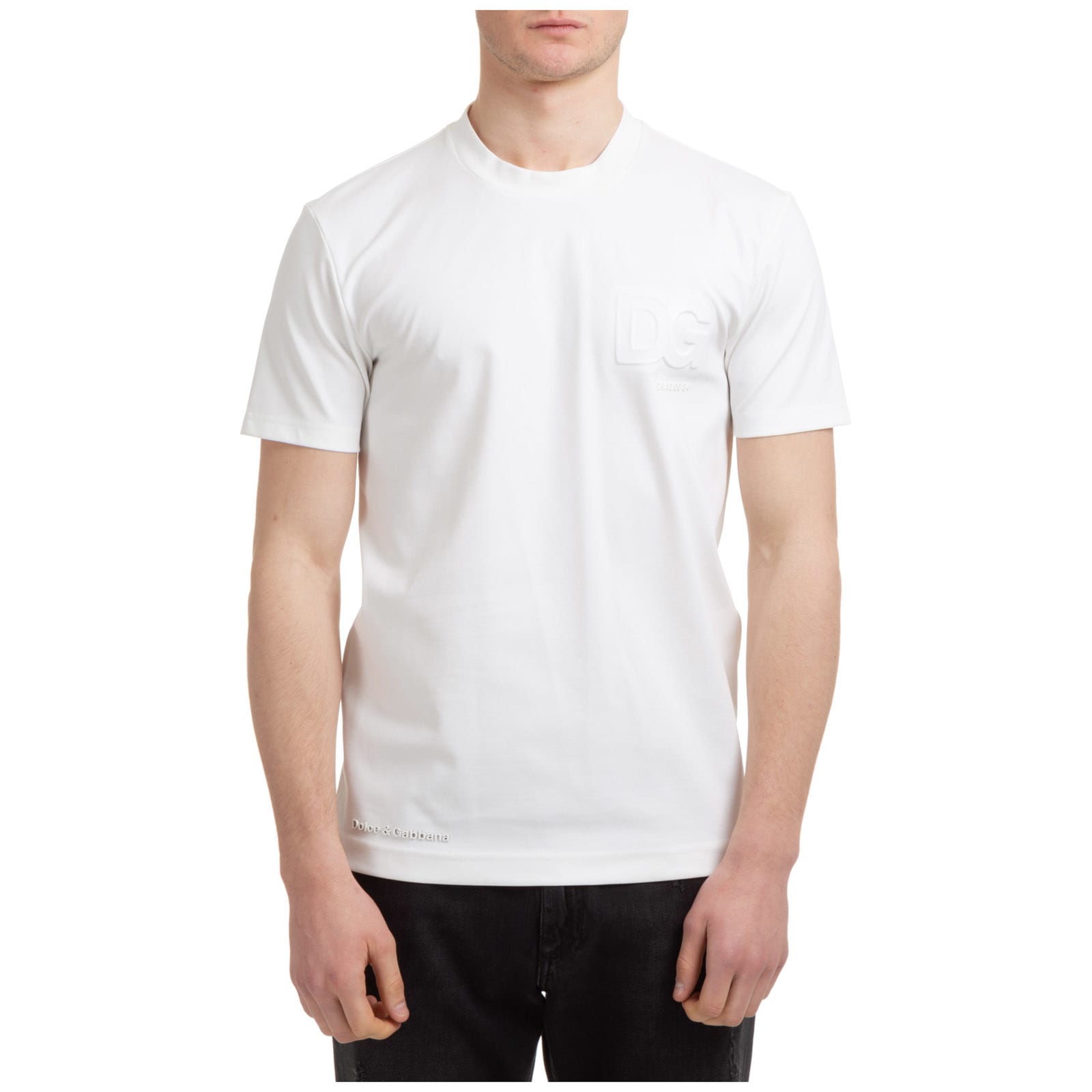 Dolce & Gabbana Dolce&amp;gabbana Kingston T-shirt In Bianco