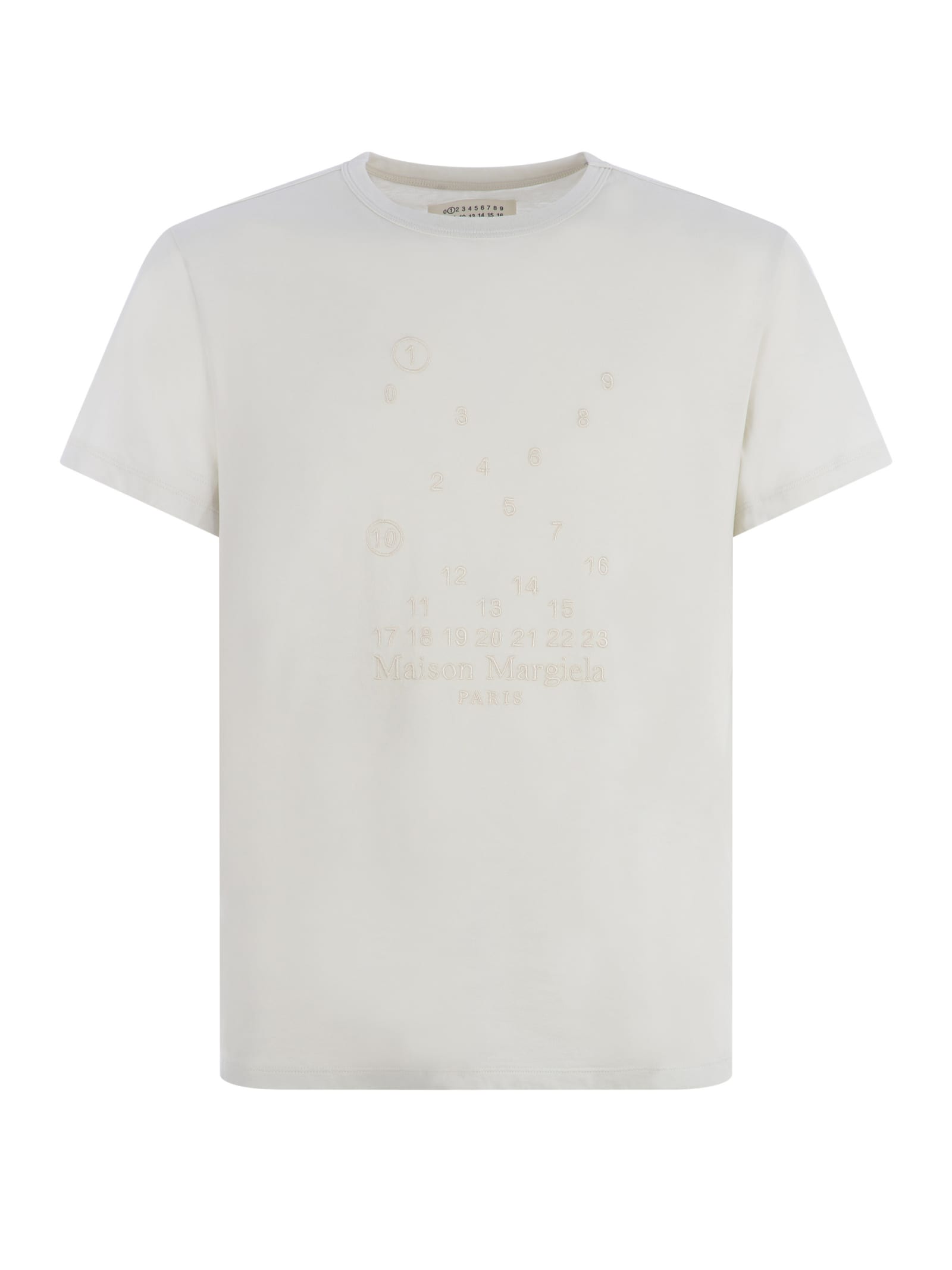 Maison Margiela T-shirt  In Cotton In Crema