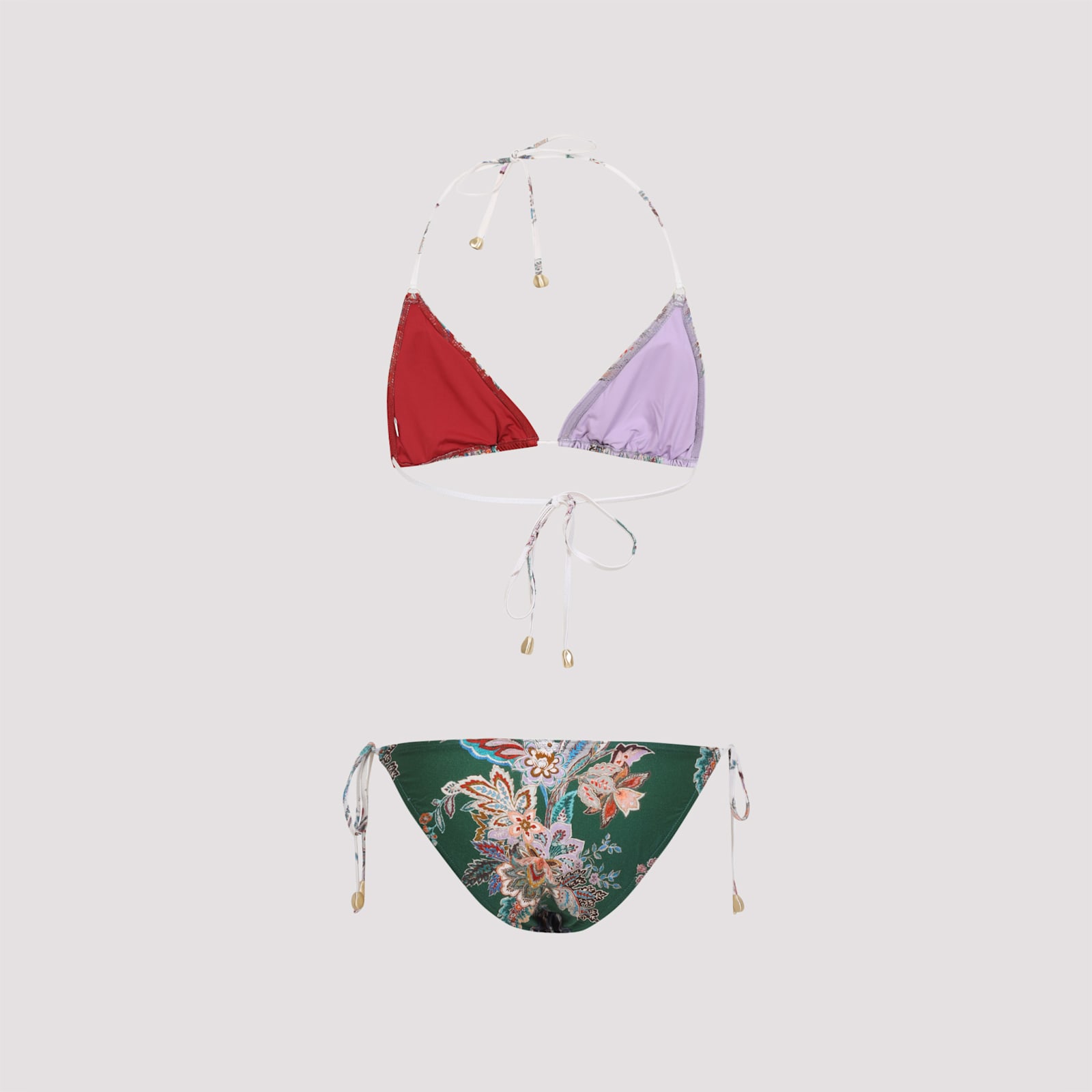 Zimmermann Rhiannon Mini Tri Bikini In Multi