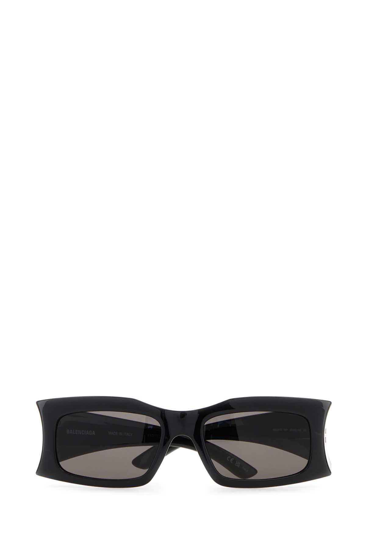 Shop Balenciaga Black Acetate Sunglasses In 1000