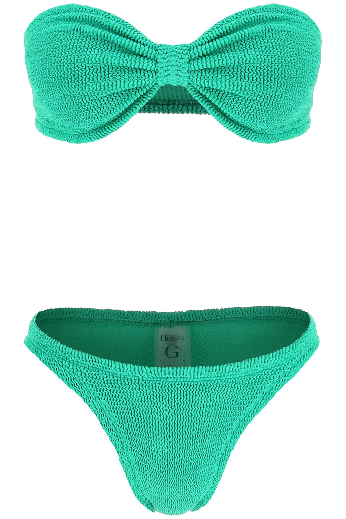 Hunza G Jean Bikini Set In Green ModeSens