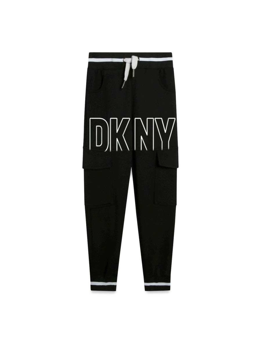 Shop Dkny Pants In Black
