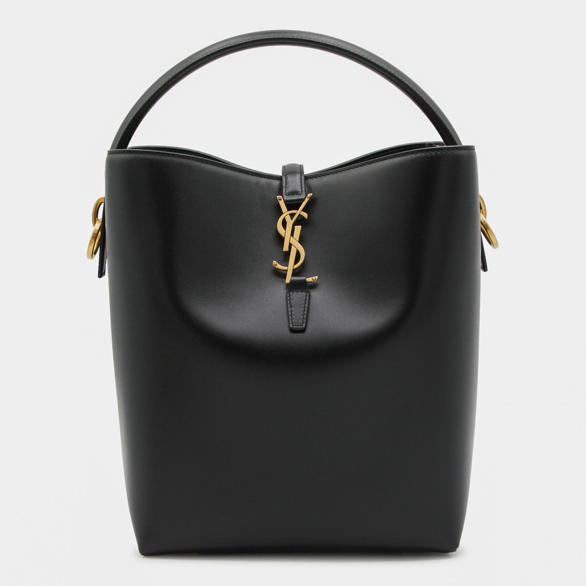 Saint Laurent Black Leather Le 37 Satchel