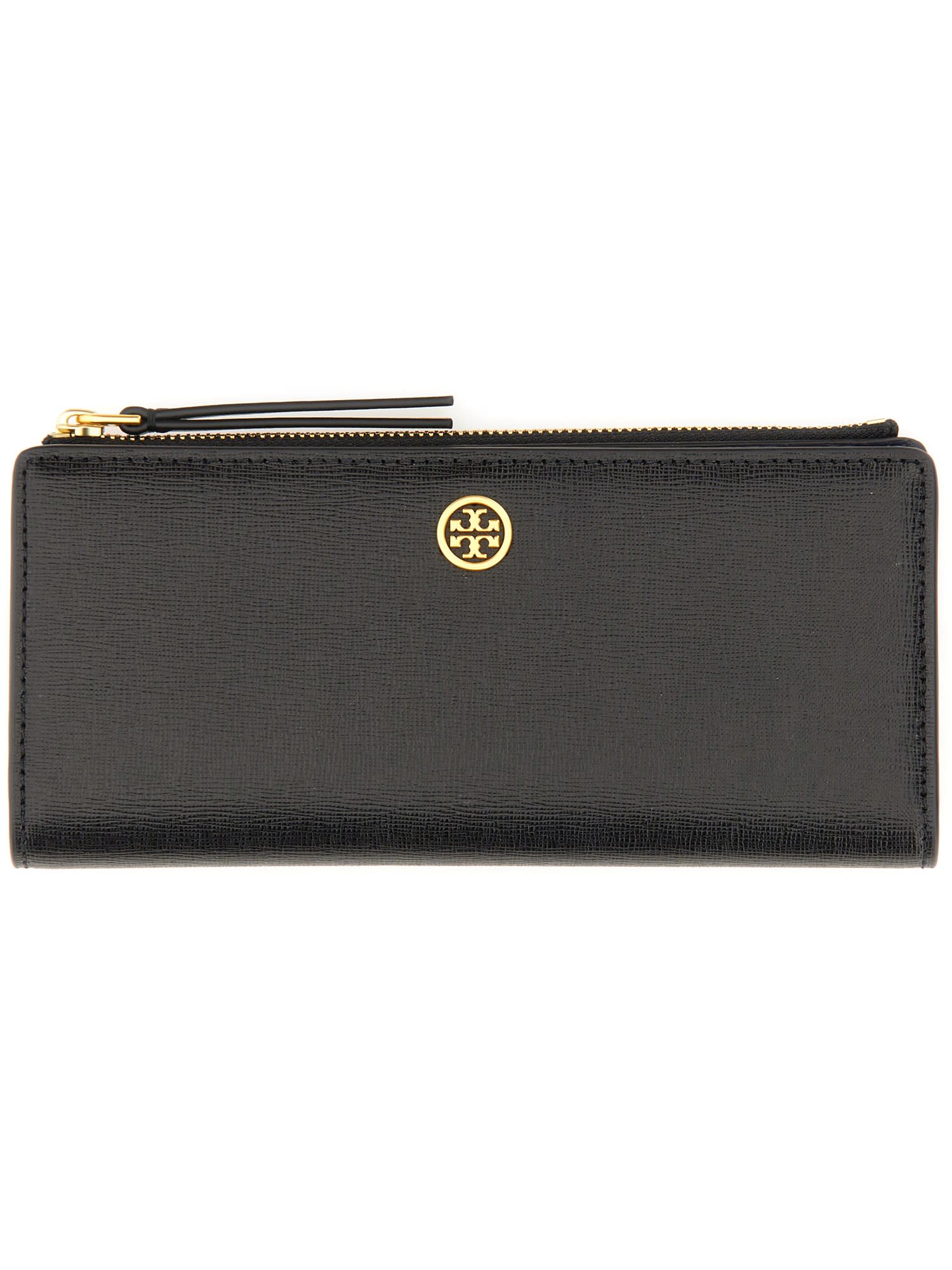 TORY BURCH ROBINSON LEATHER WALLET