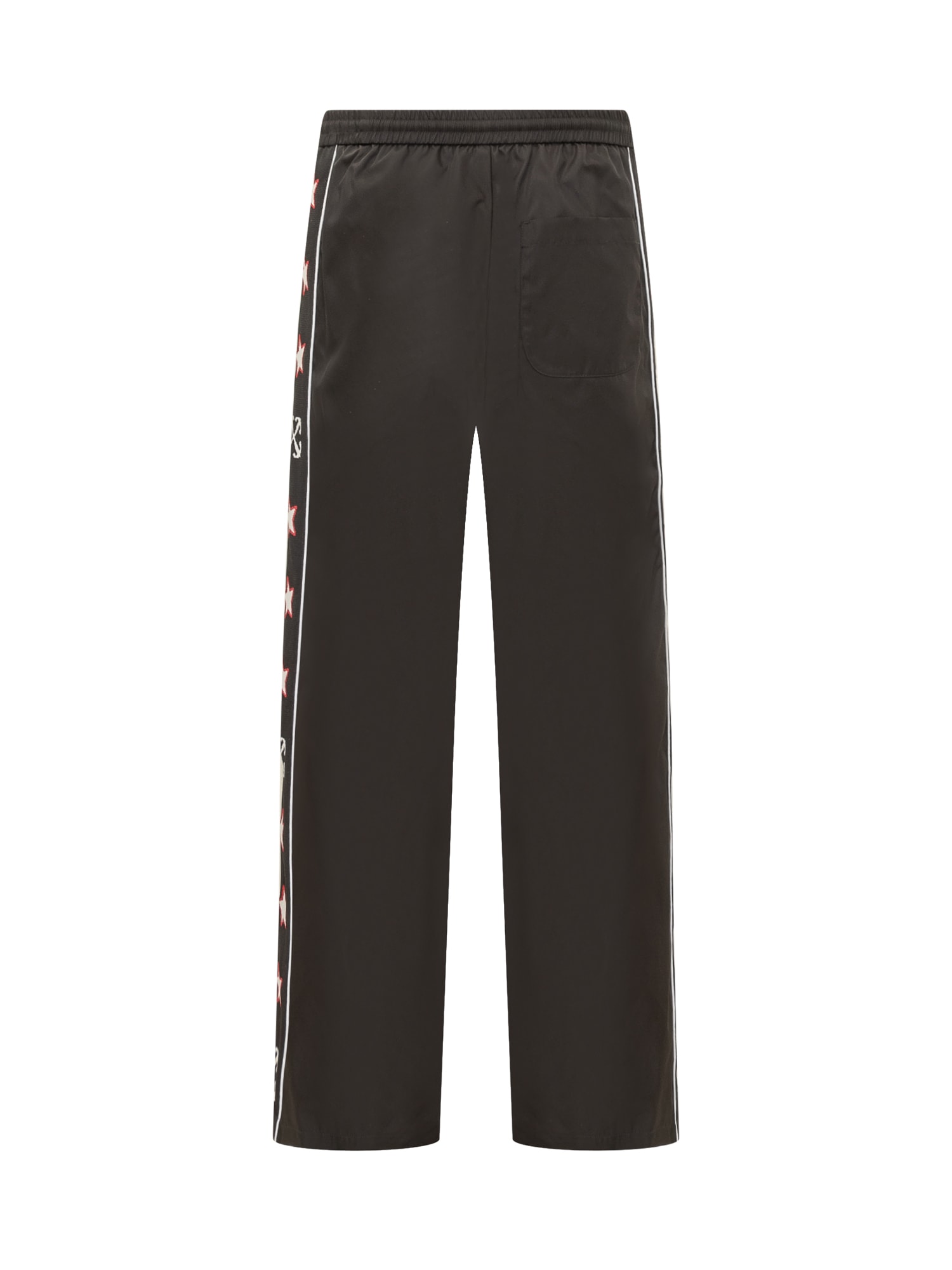 Shop Off-white Nature Lover Pants In Black White