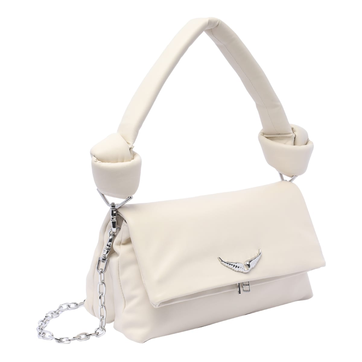 Shop Zadig &amp; Voltaire Rocky Eternal Shoulder Bag In White