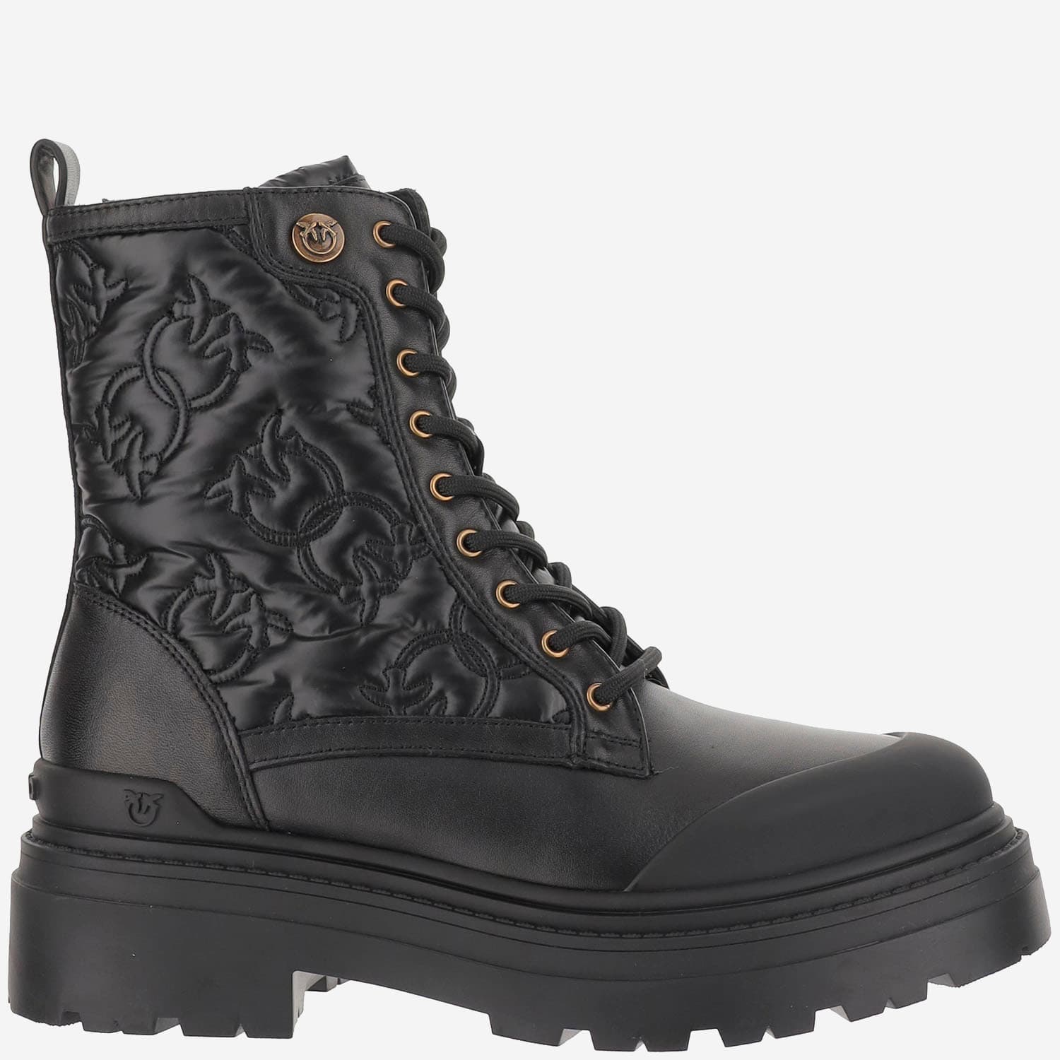 Mia 25 Leather Quilted Ankle Boots