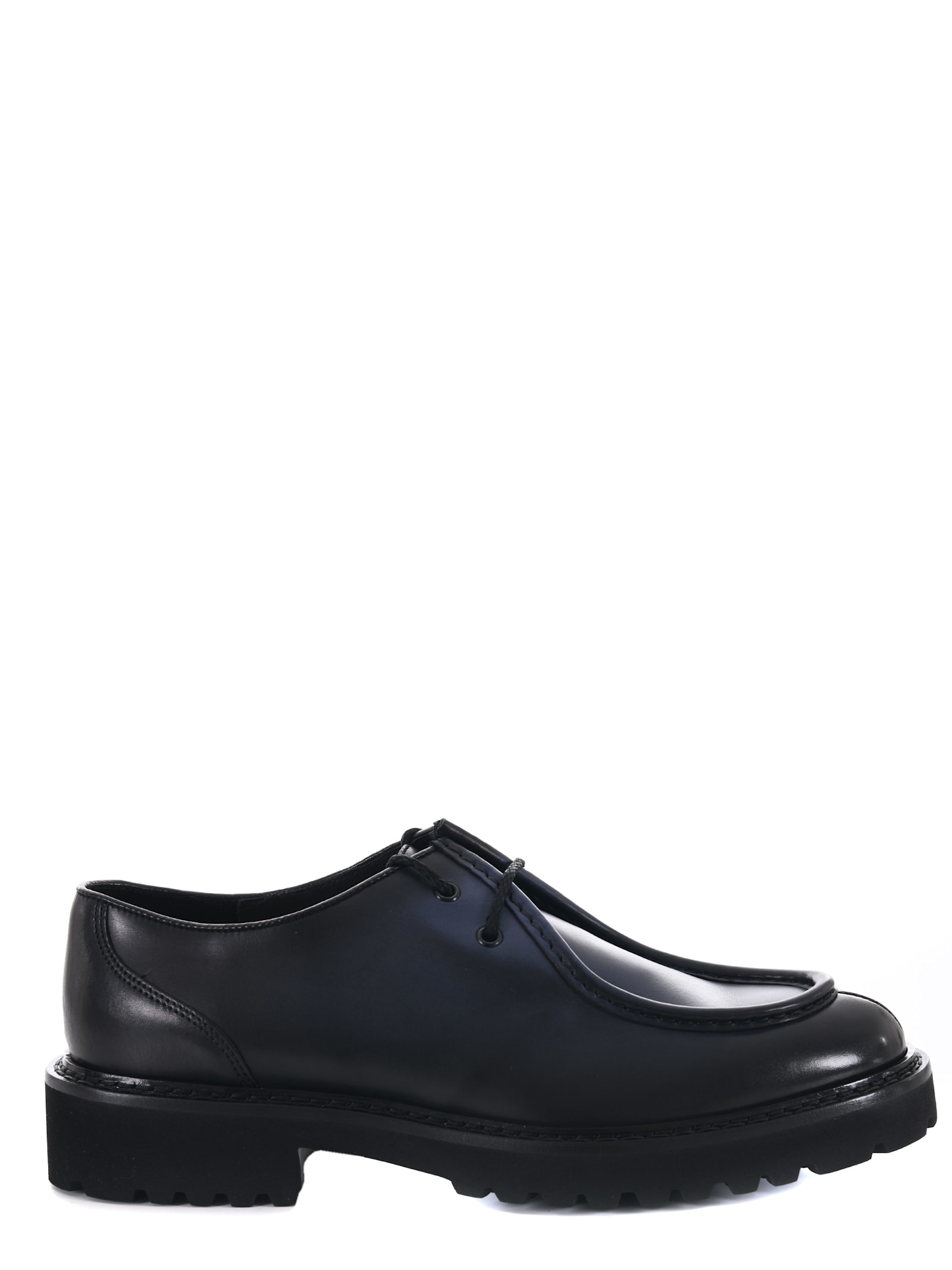 Shop Doucal's Doucals Leather Shoes In Blue