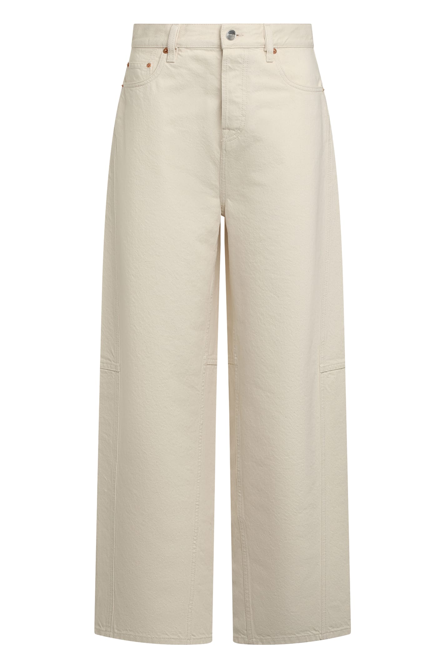 Gucci Wide-leg Jeans In Neutral