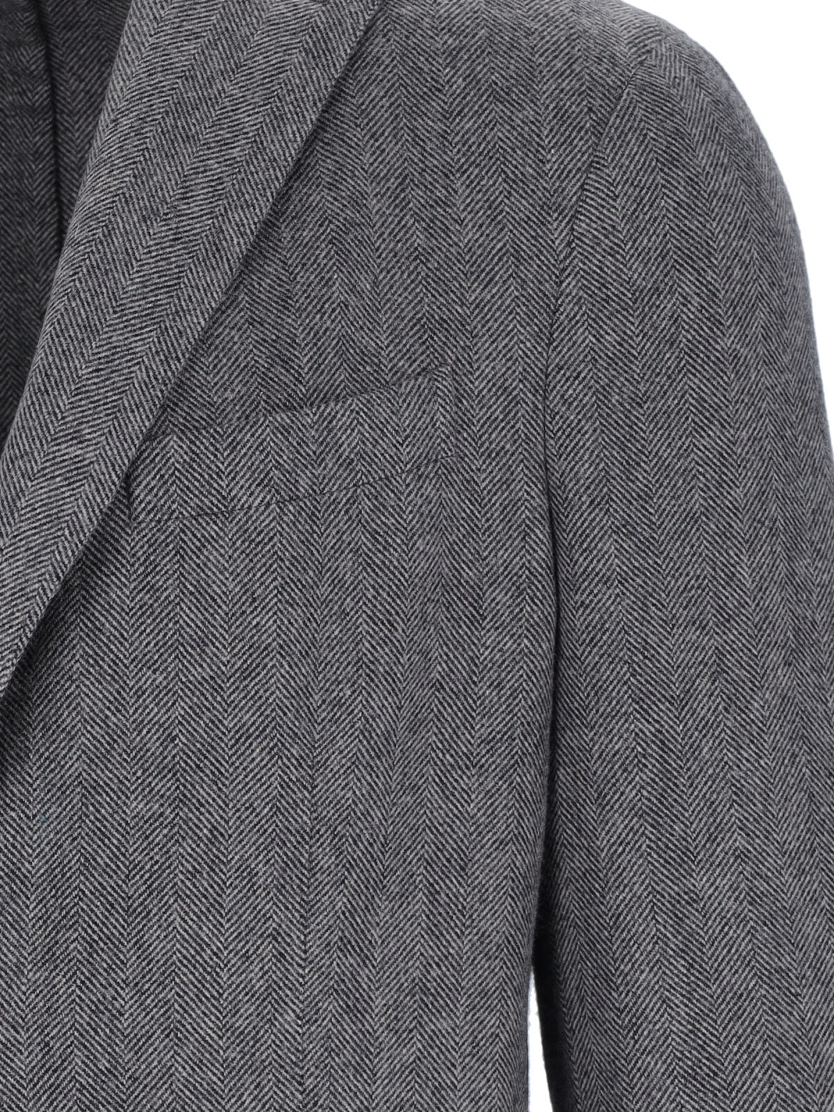 Shop Boglioli Single-breasted Blazer In Gray